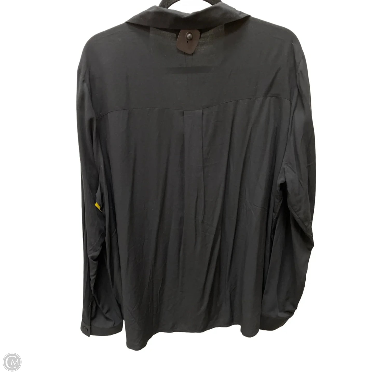 Blouse Long Sleeve By Fashion Nova In Black, Size: 2x