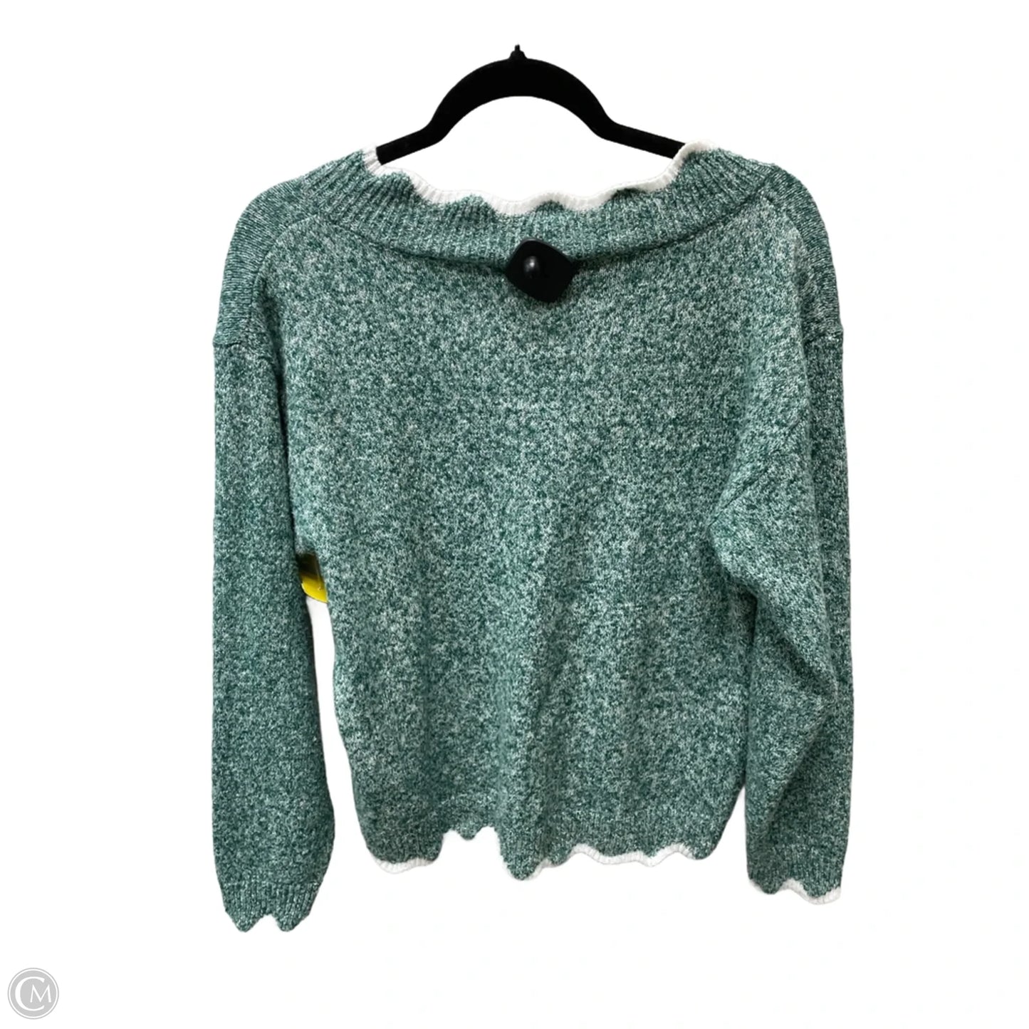 Sweater By Emery Rose In Green, Size: L