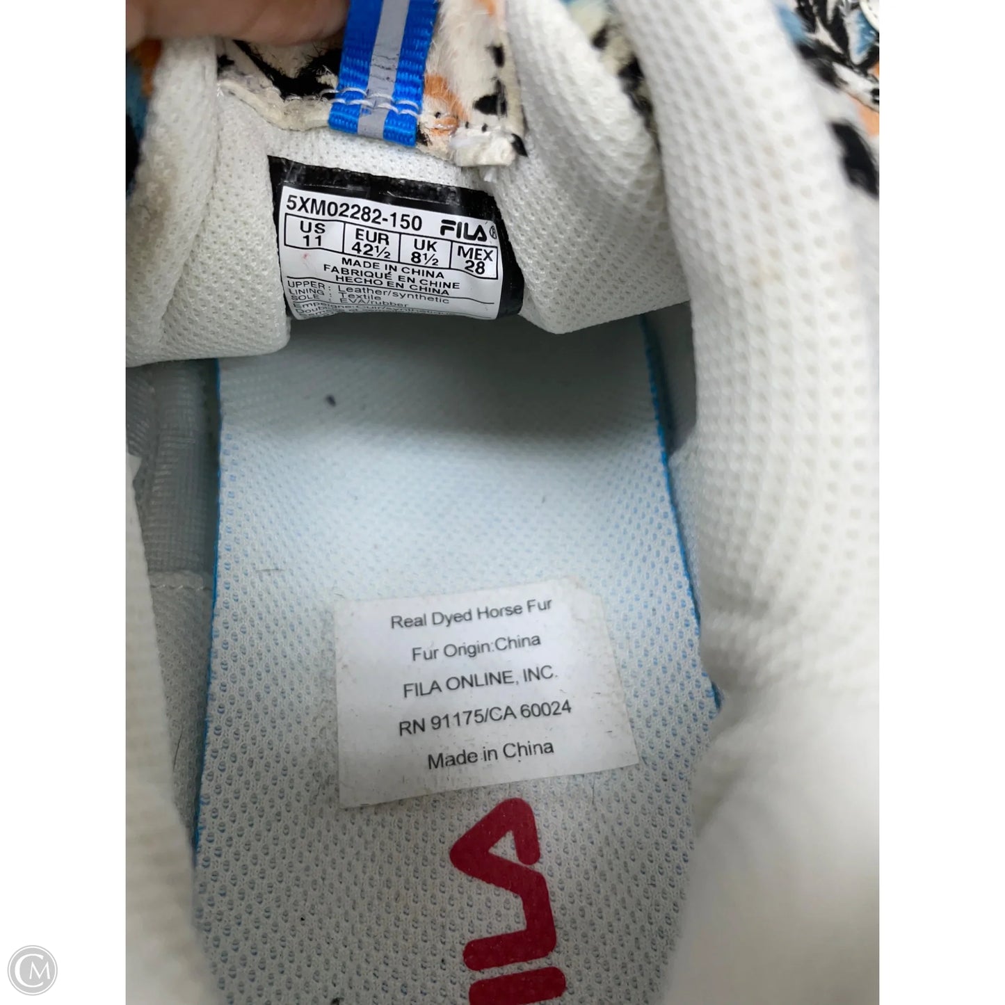 Shoes Sneakers By Fila In Animal Print, Size: 11