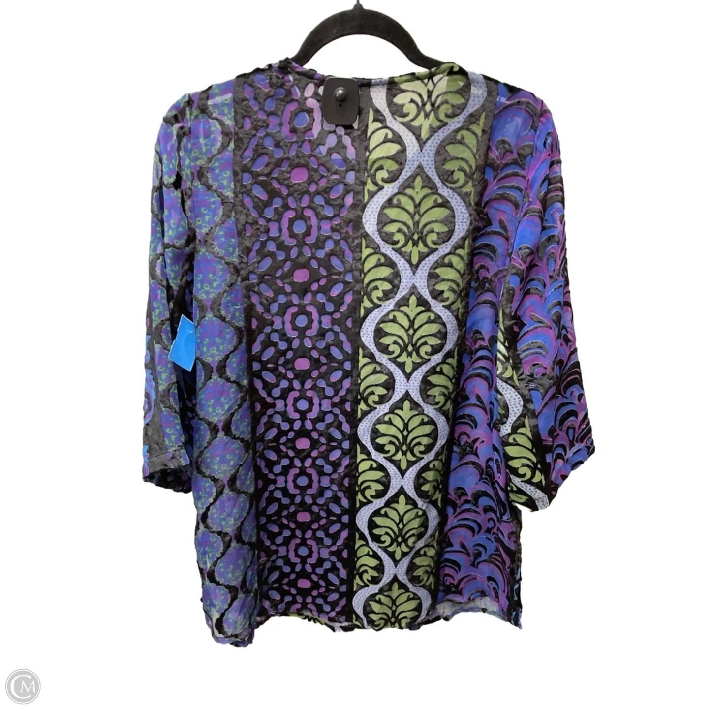 Top 3/4 Sleeve By Soft Surroundings In Floral Print, Size: Sp