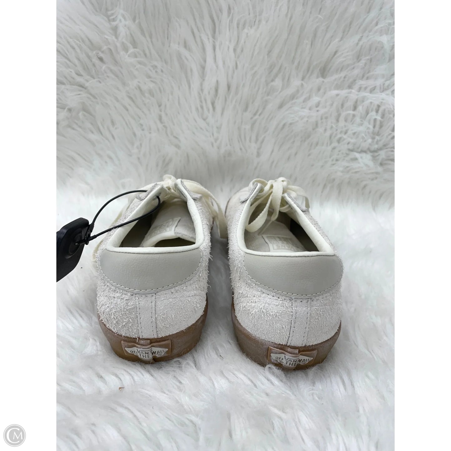 Shoes Sneakers By Vans In Green & White, Size: 9