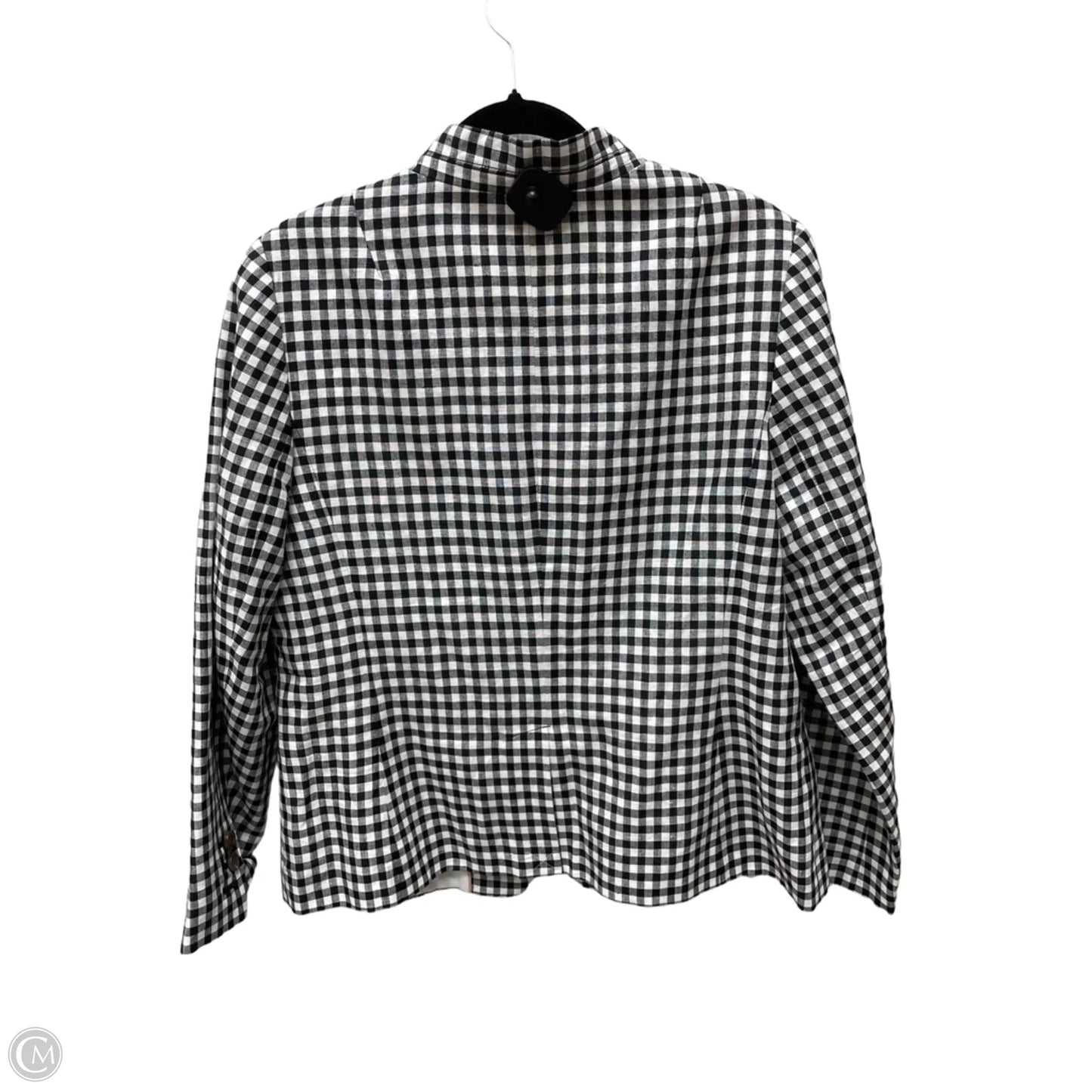 Blazer By Talbots In Plaid Pattern, Size: L