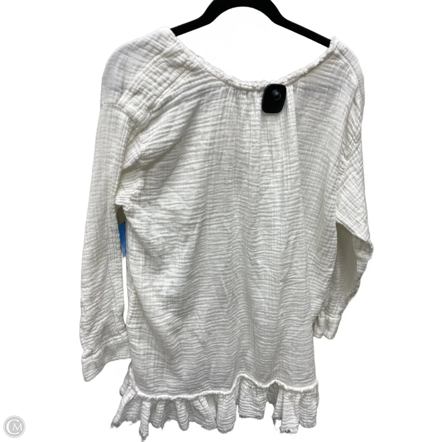 Tunic Long Sleeve By Free People In Cream, Size: S