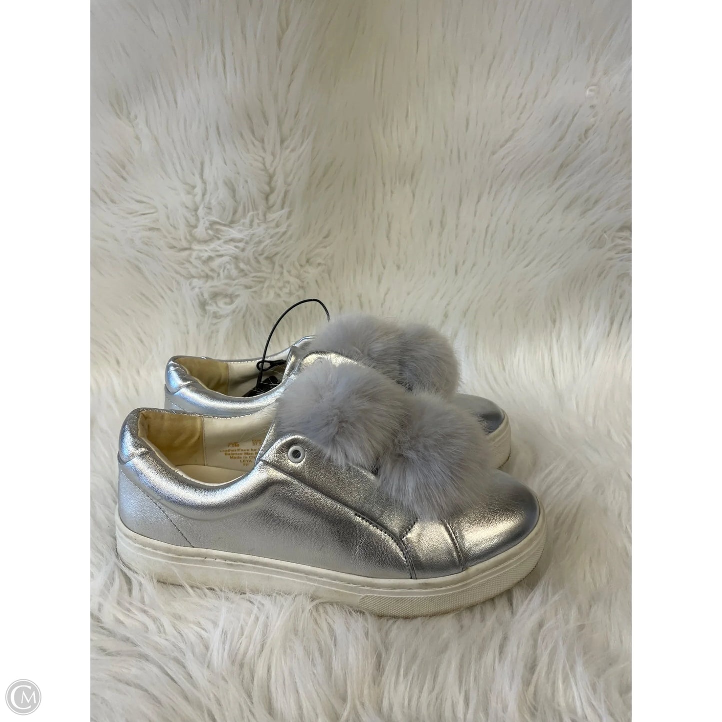 Shoes Sneakers By Sam Edelman In Silver, Size: 7.5