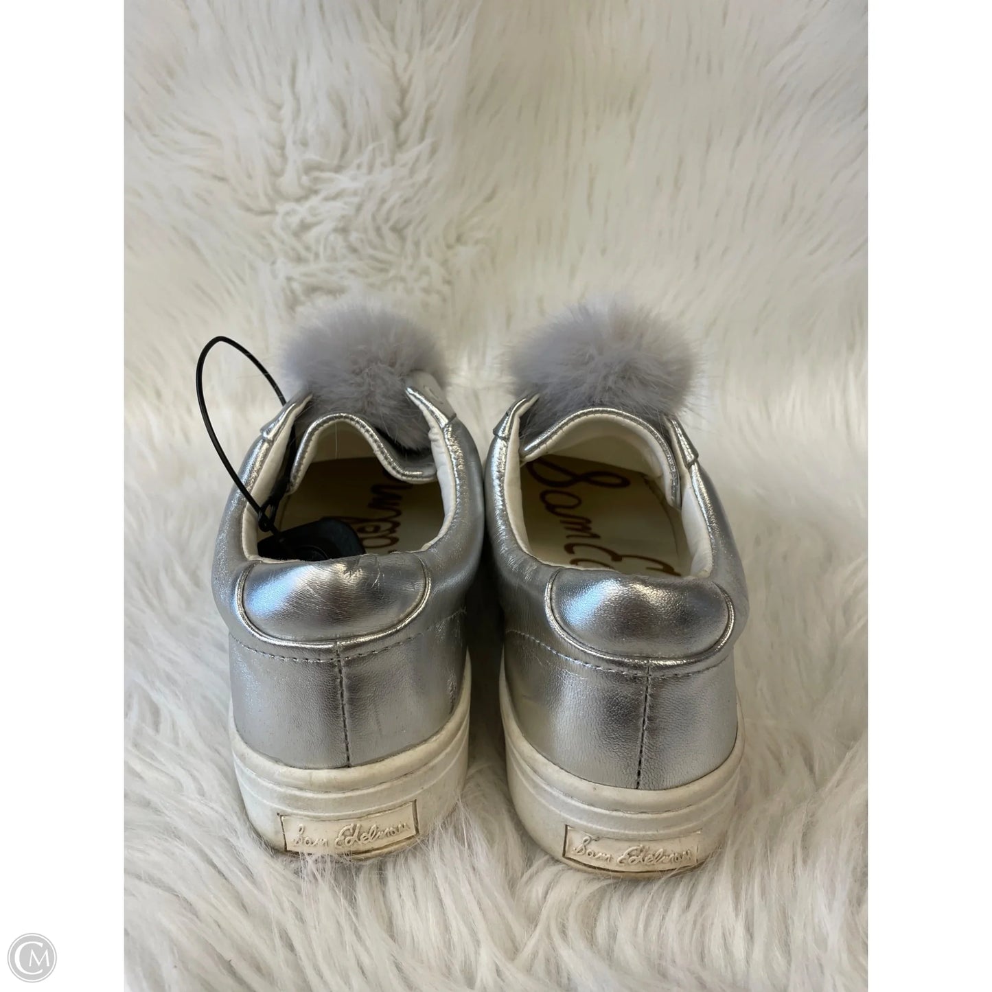 Shoes Sneakers By Sam Edelman In Silver, Size: 7.5