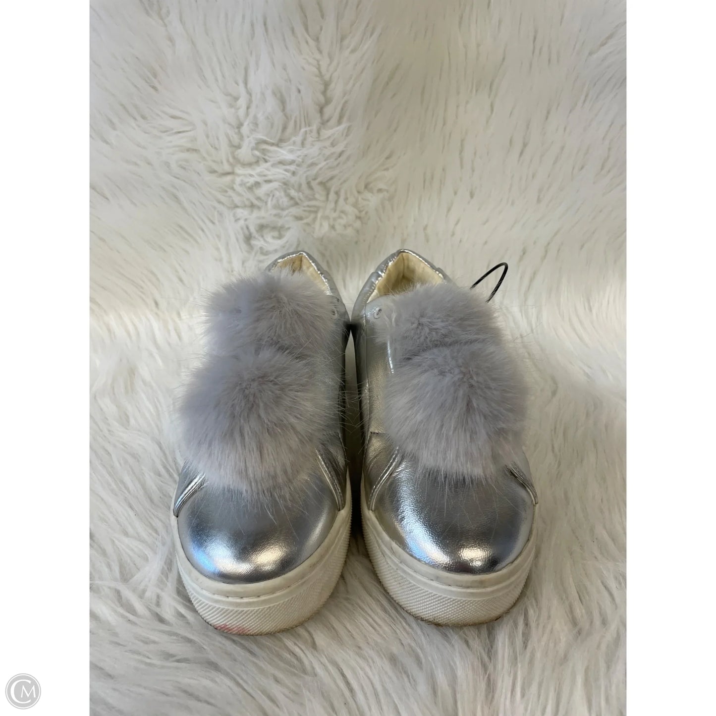 Shoes Sneakers By Sam Edelman In Silver, Size: 7.5