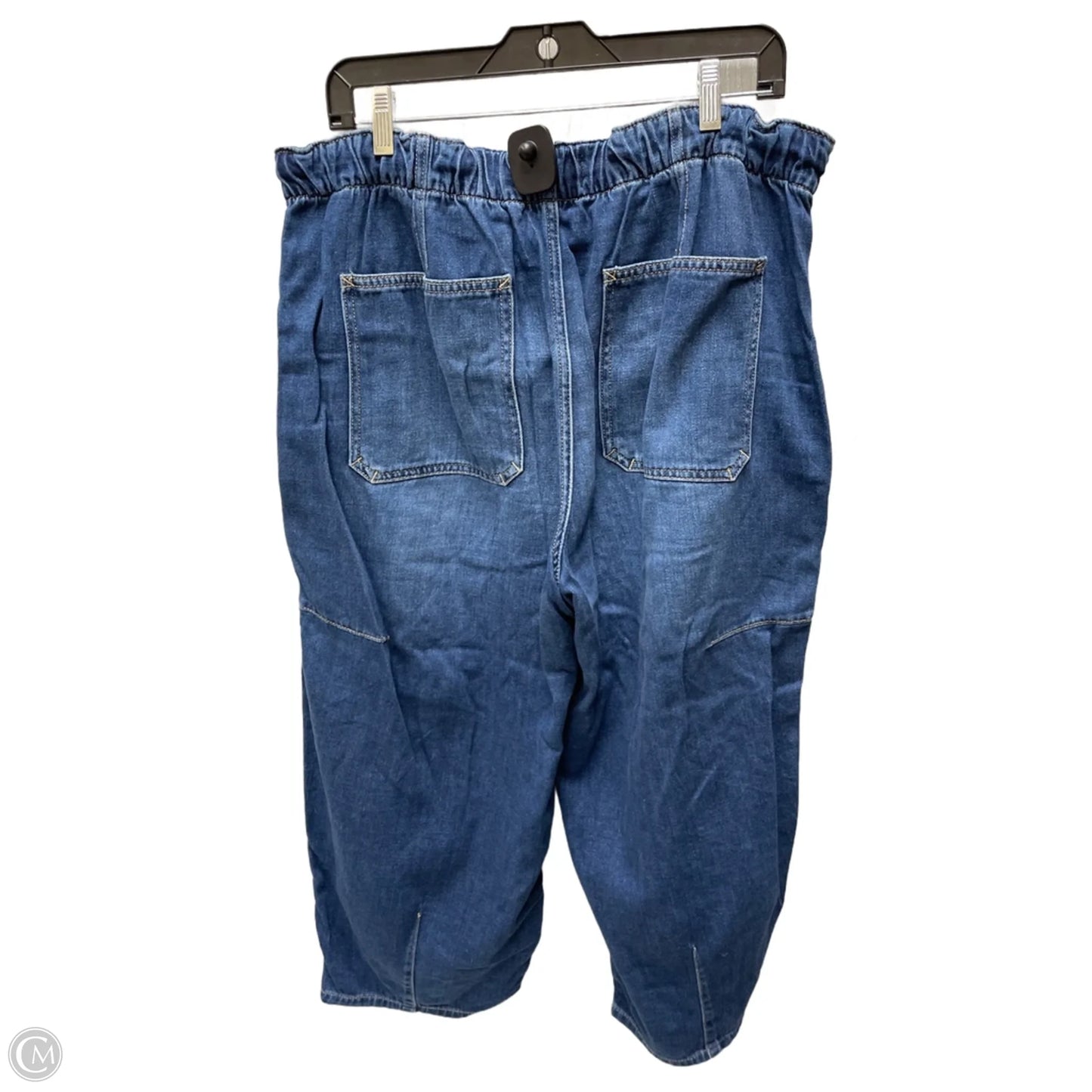 Jeans Wide Leg By We The Free In Blue Denim, Size: 12