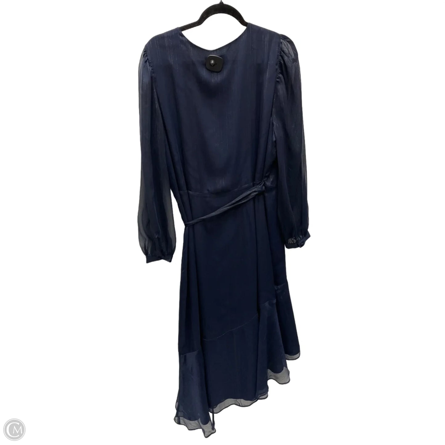 Dress Casual Midi By Loft In Navy, Size: 1x