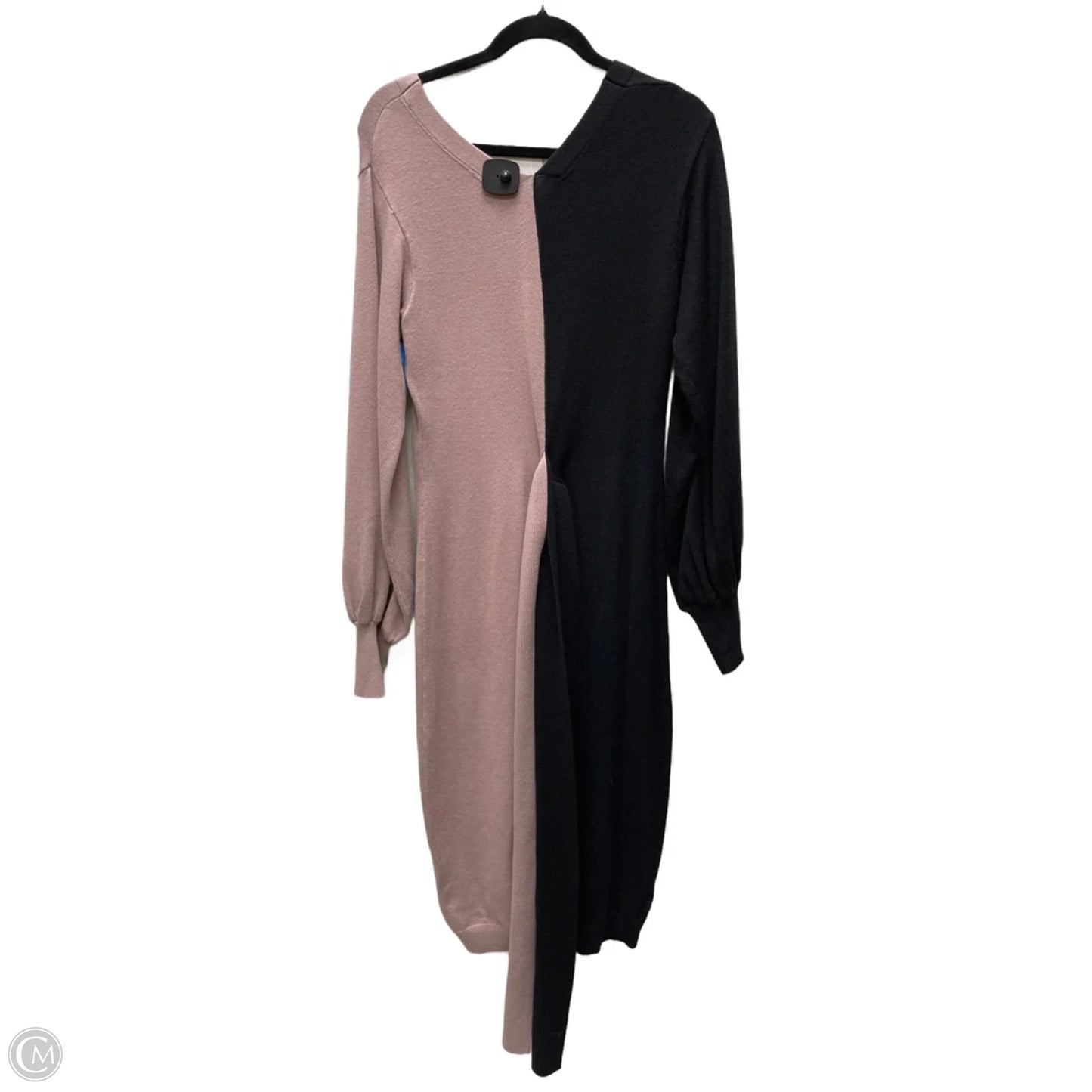 Dress Sweater By Fashion Nova In Black & Brown, Size: 1x