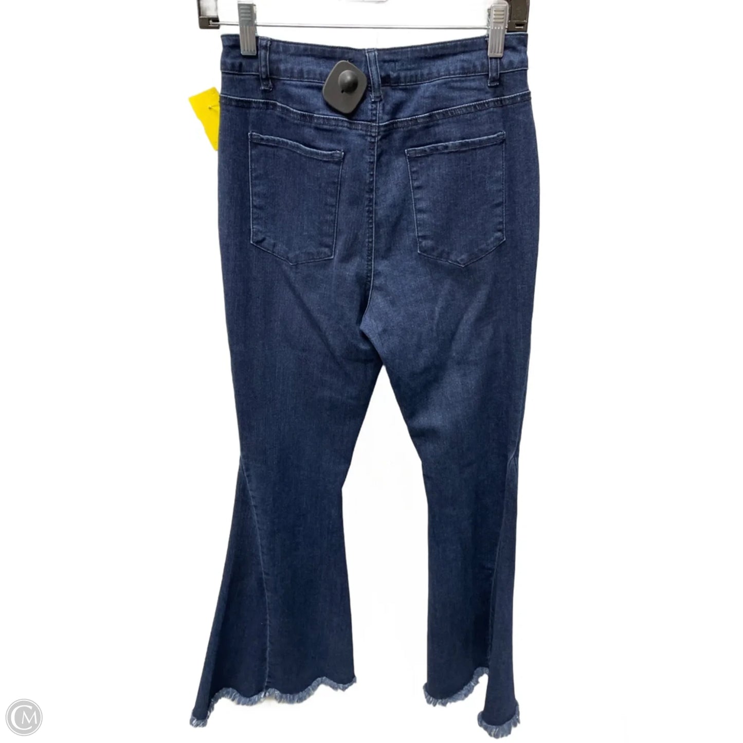 Jeans Flared By Versona In Blue Denim, Size: 4