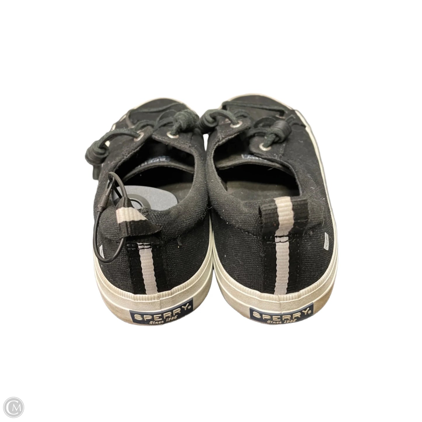 Shoes Sneakers By Sperry In Black & White, Size: 10