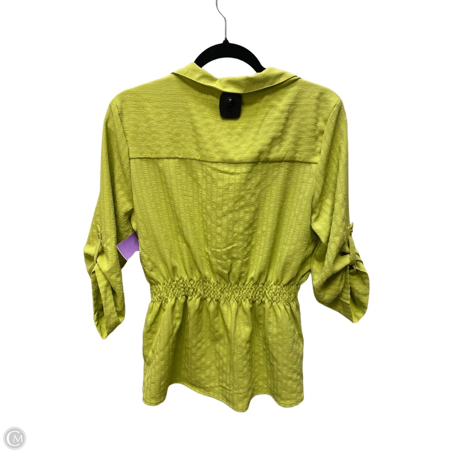 Top 3/4 Sleeve By Clothes Mentor In Green, Size: L