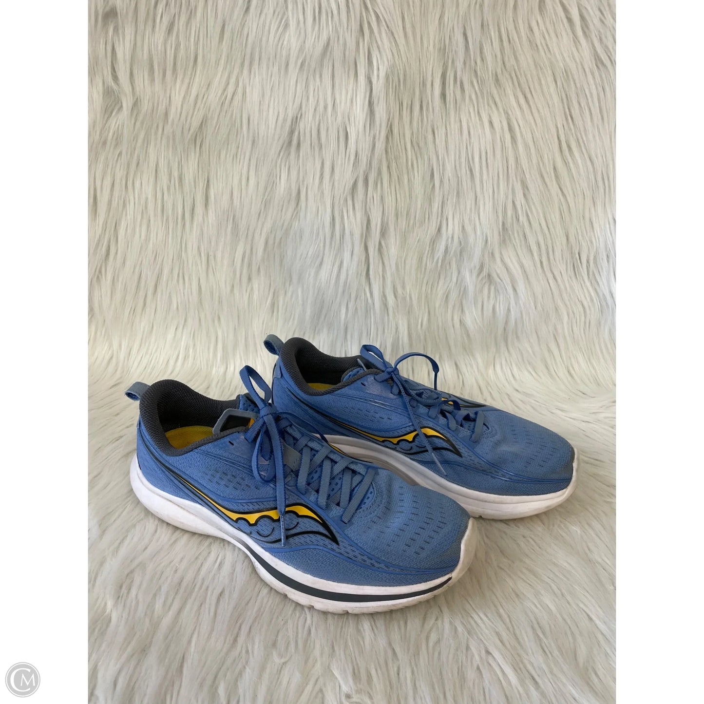Shoes Athletic By Clothes Mentor In Blue & Yellow, Size: 10