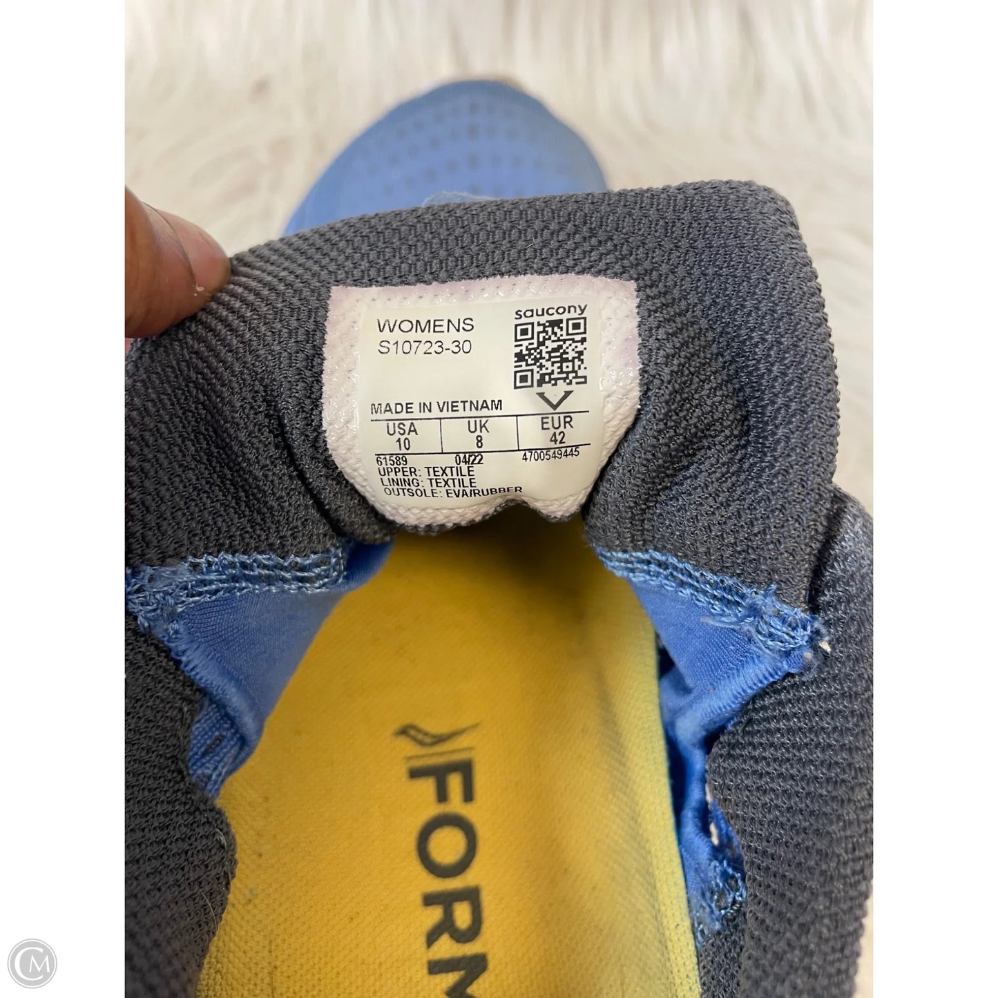 Shoes Athletic By Clothes Mentor In Blue & Yellow, Size: 10