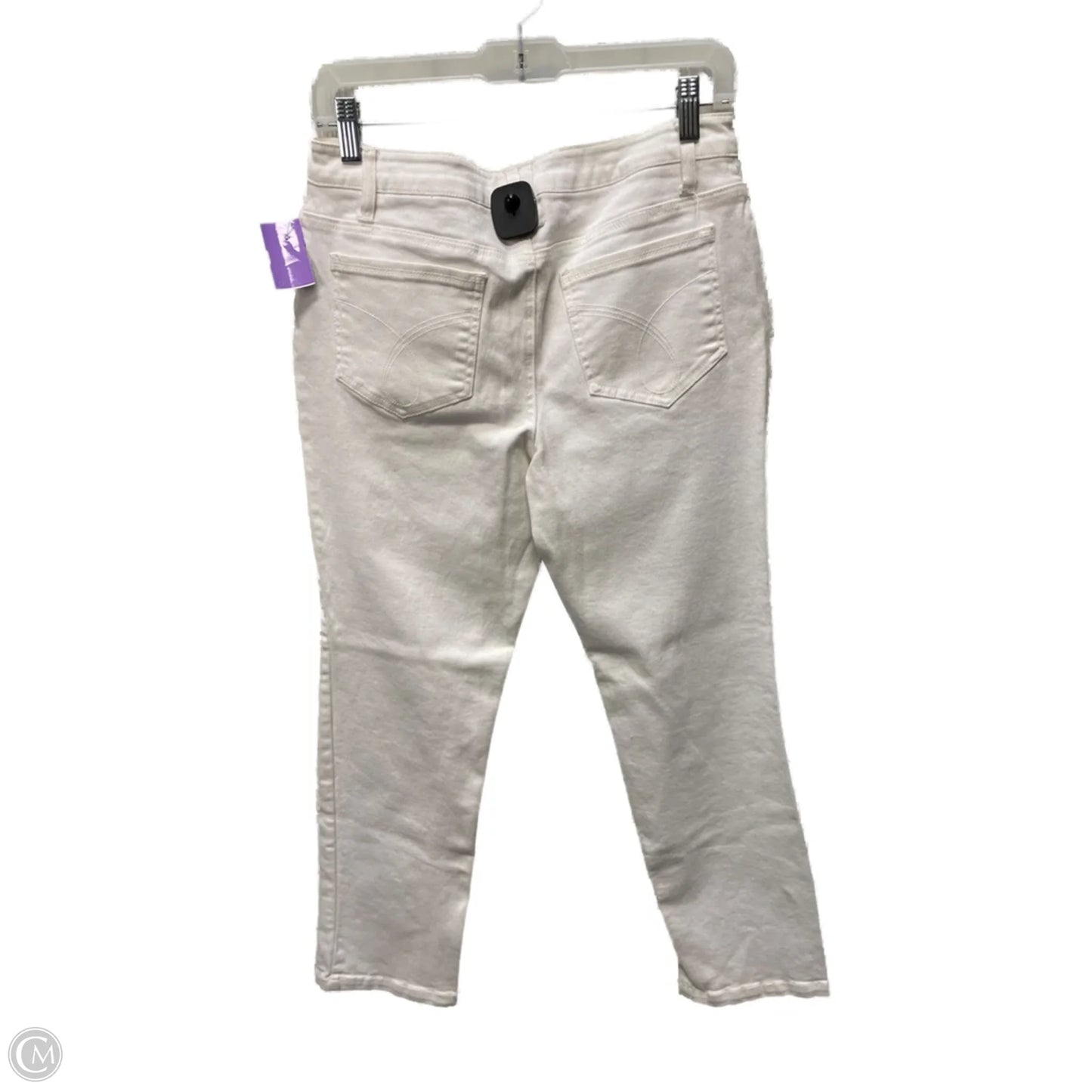 Jeans Straight By Monroe And Main In Cream, Size: 8