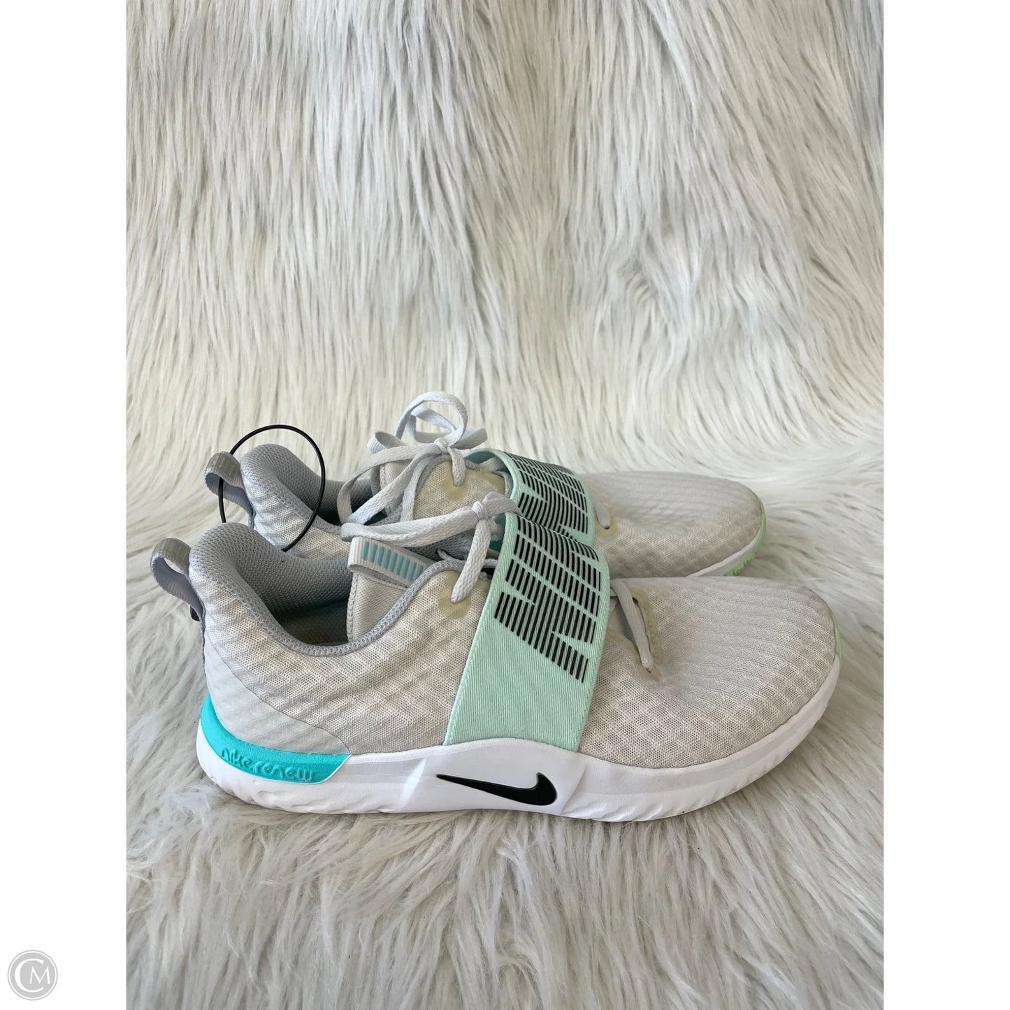 Shoes Athletic By Nike In Green & White, Size: 9