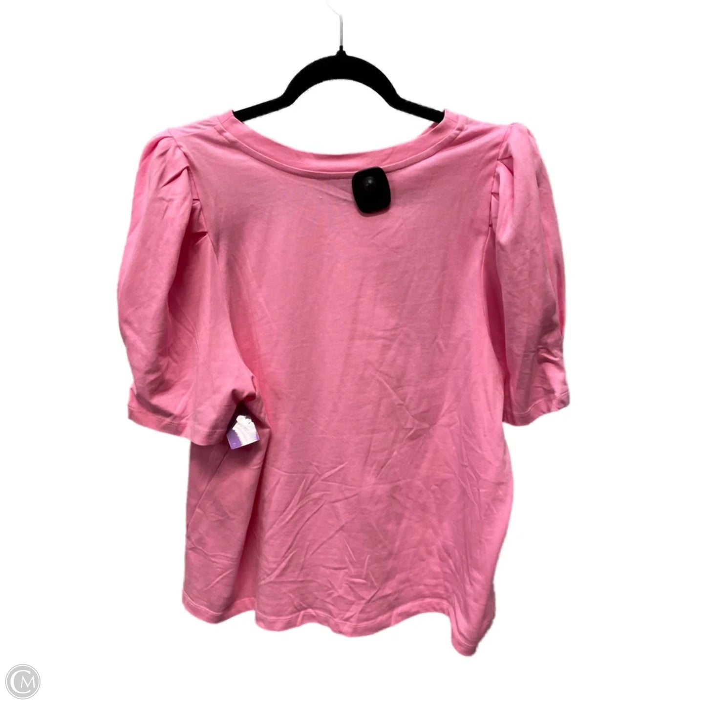 Top Short Sleeve By English Factory In Pink, Size: 1x