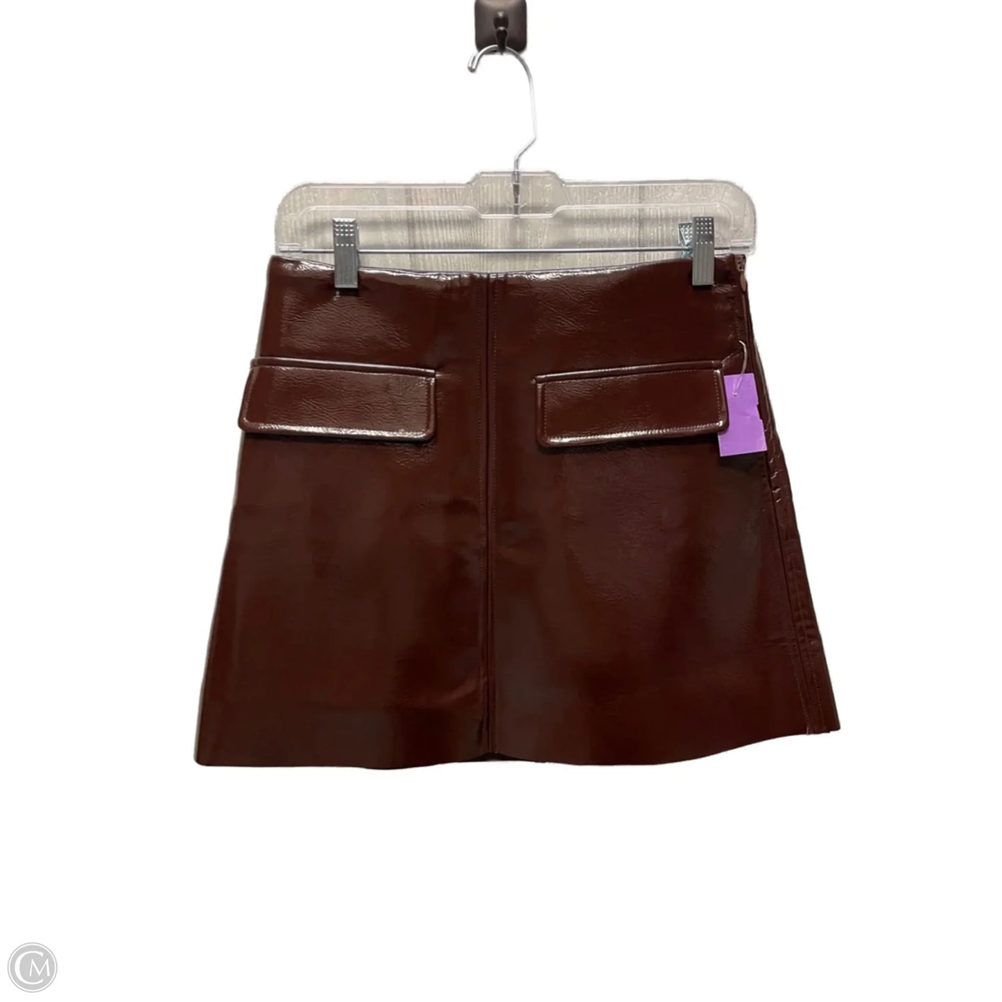Skirt Mini & Short By commense In Brown, Size: 8