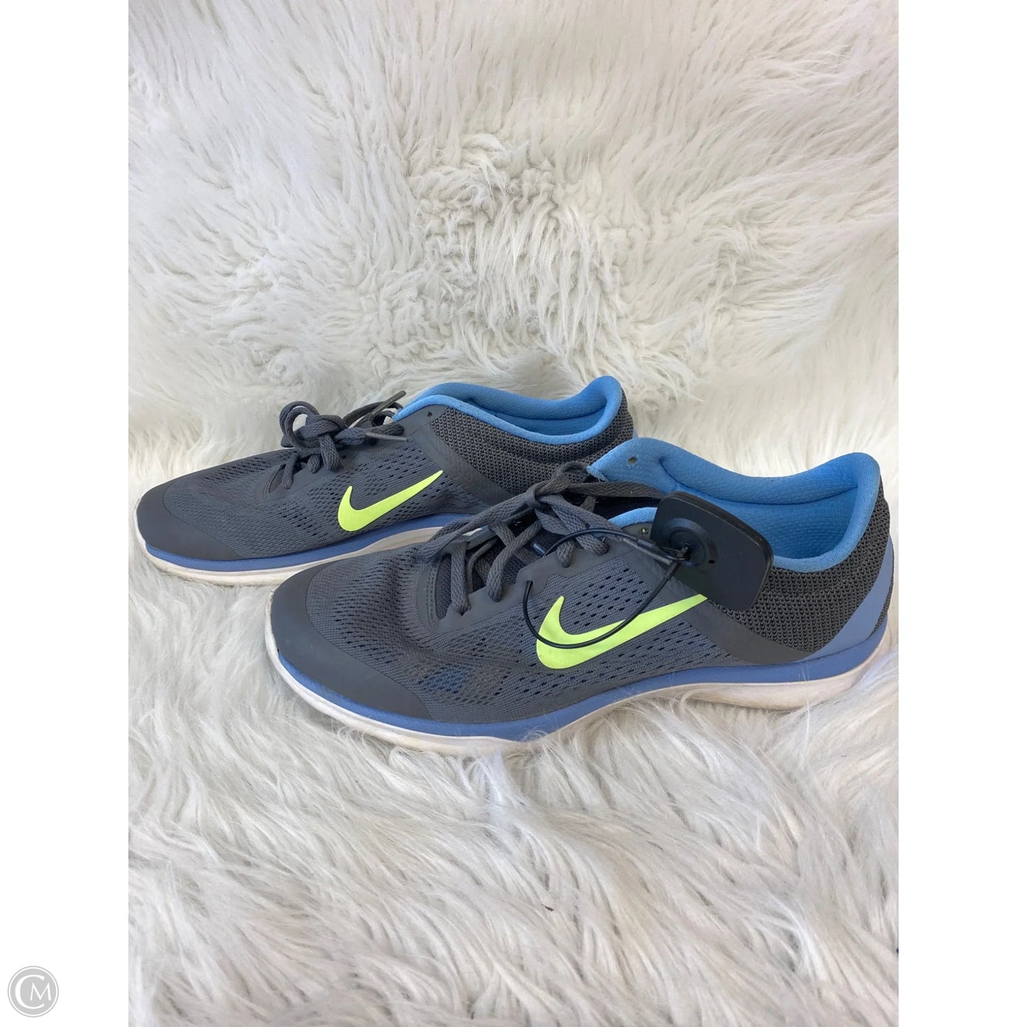 Shoes Athletic By Nike In Blue & Grey, Size: 9.5
