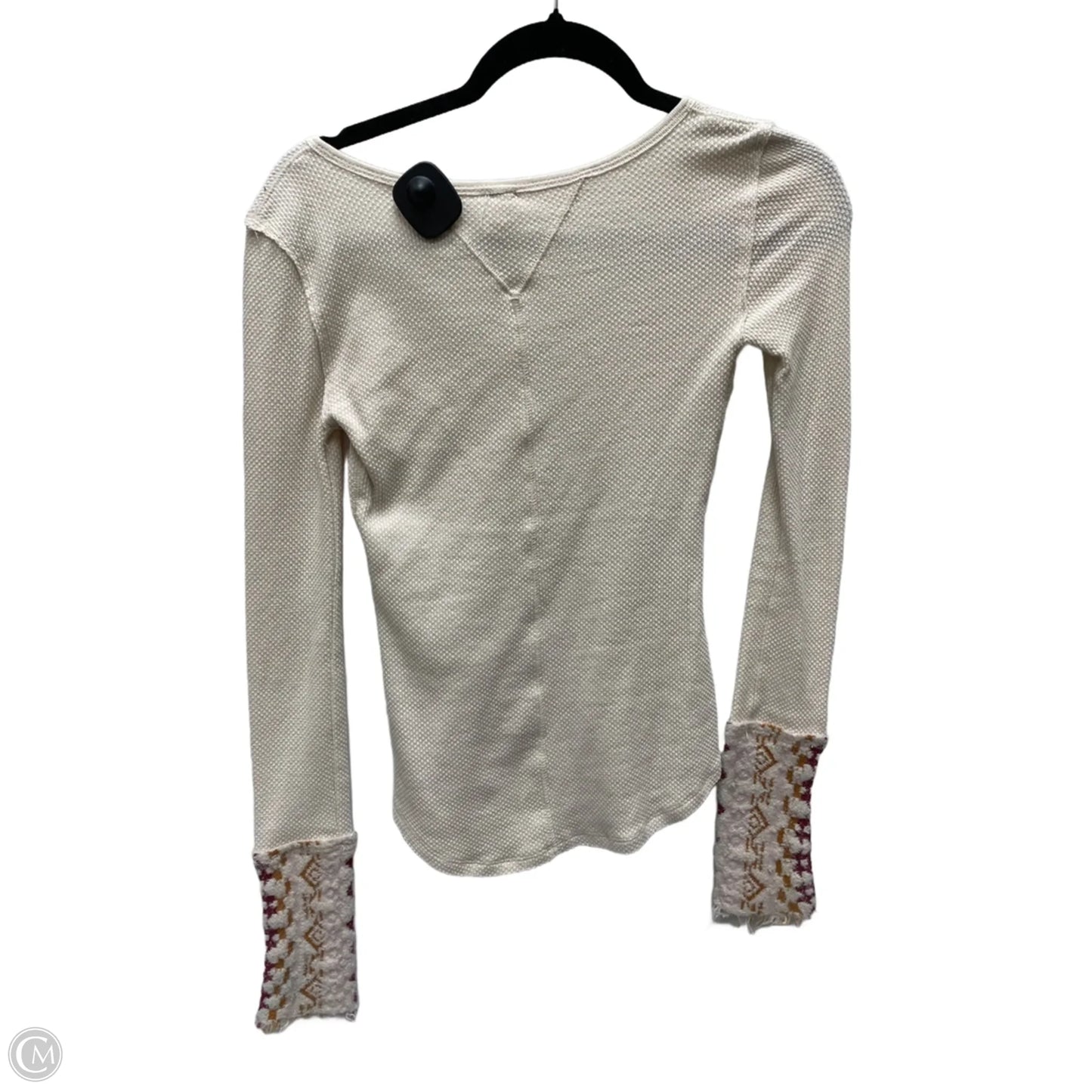 Top Long Sleeve By We The Free In Beige, Size: Xs
