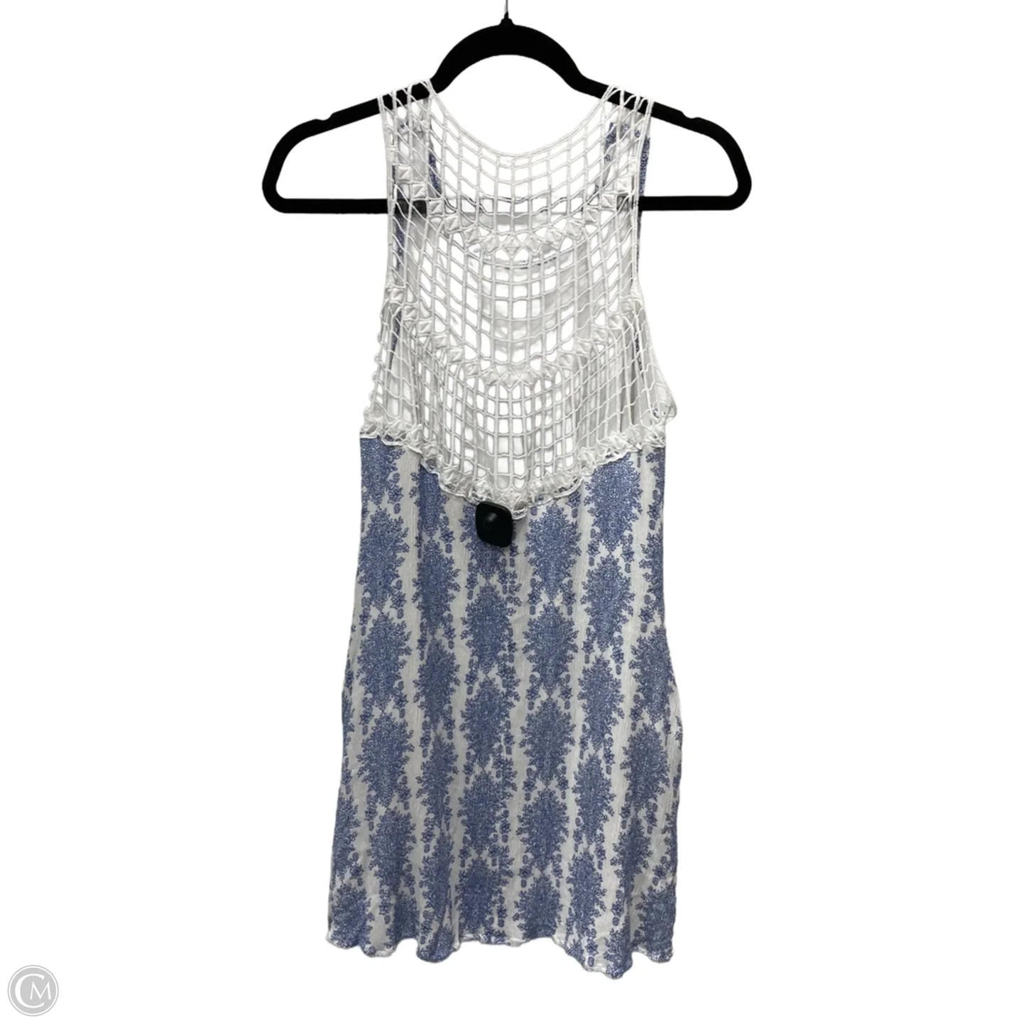 Dress Casual Short By Entro In Blue & White, Size: L