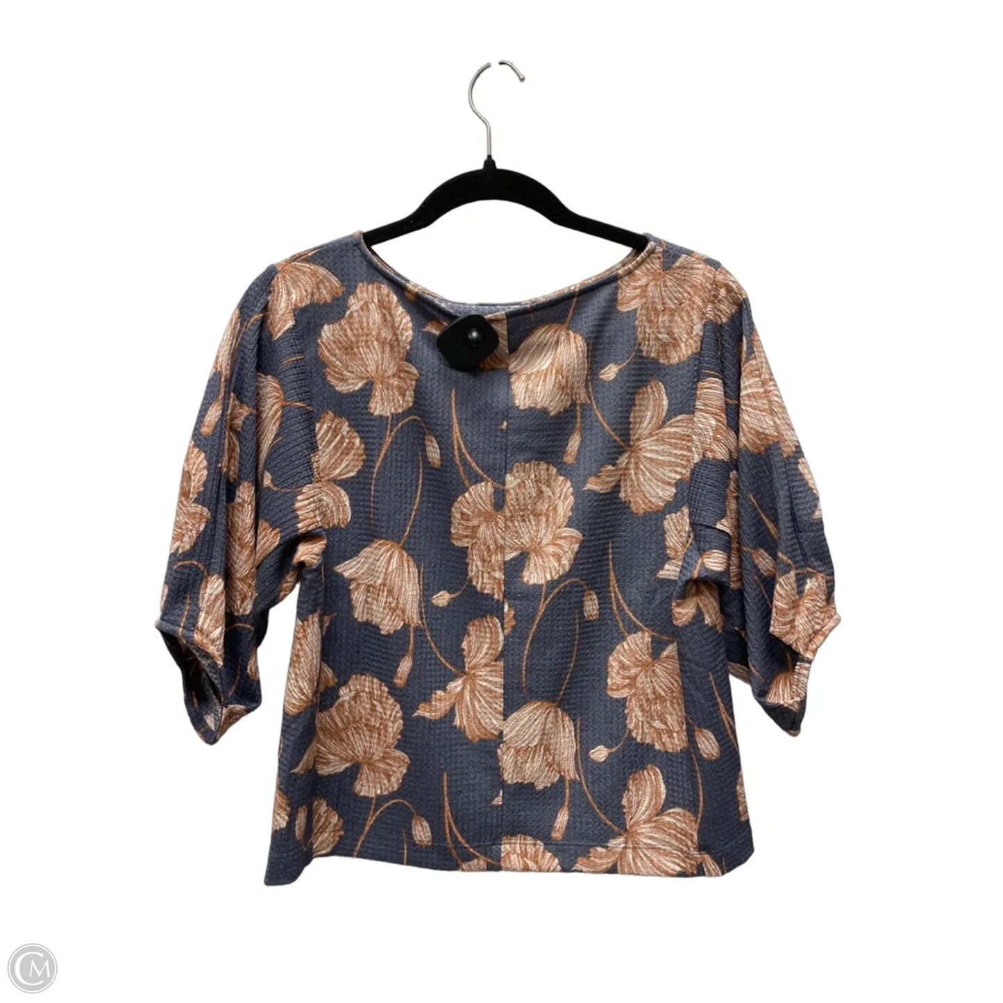 Top Short Sleeve By Loft In Floral Print, Size: Xs