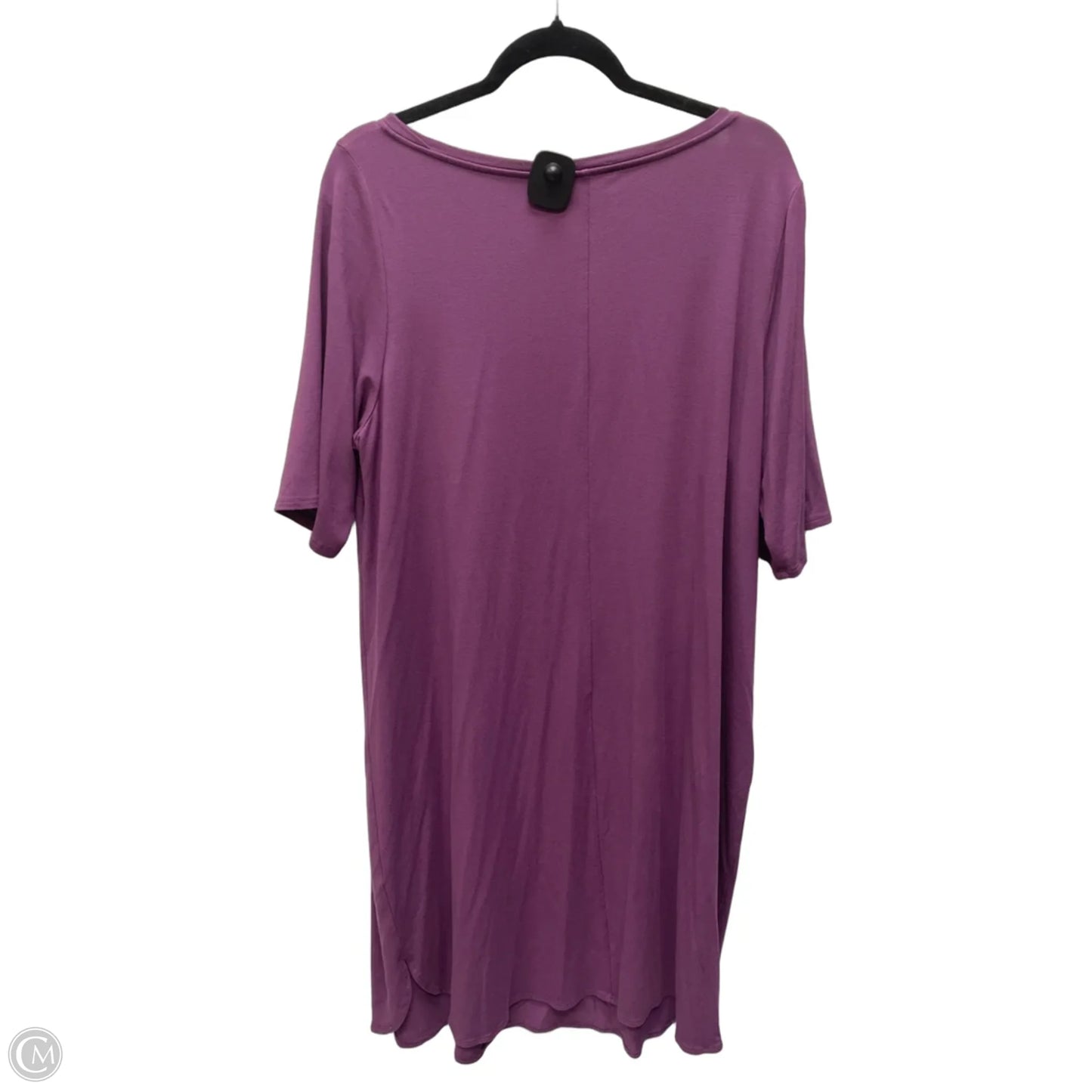 Dress Casual Short By Eileen Fisher In Purple, Size: 2x