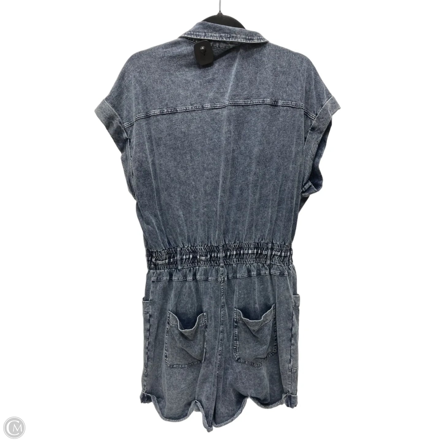 Romper By White Birch In Blue Denim, Size: L