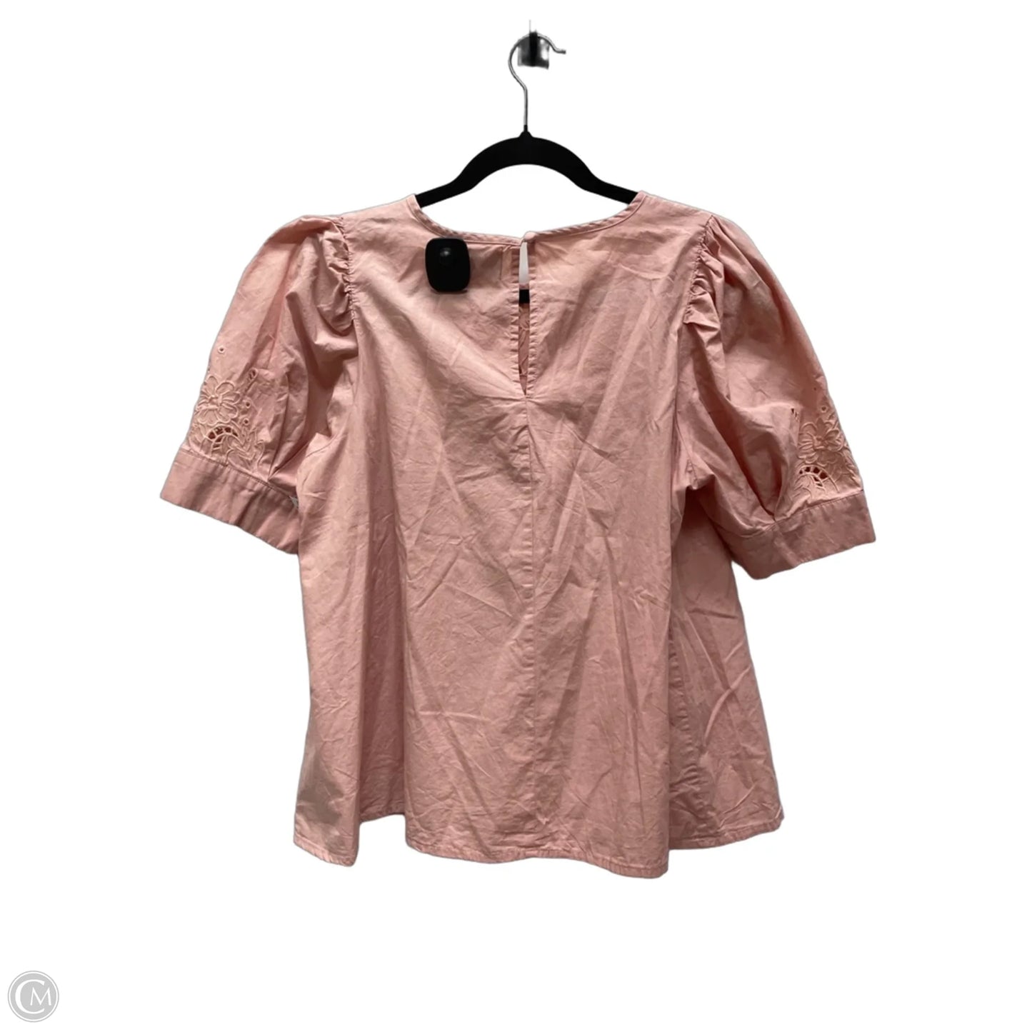Top Short Sleeve By Asos In Pink, Size: L