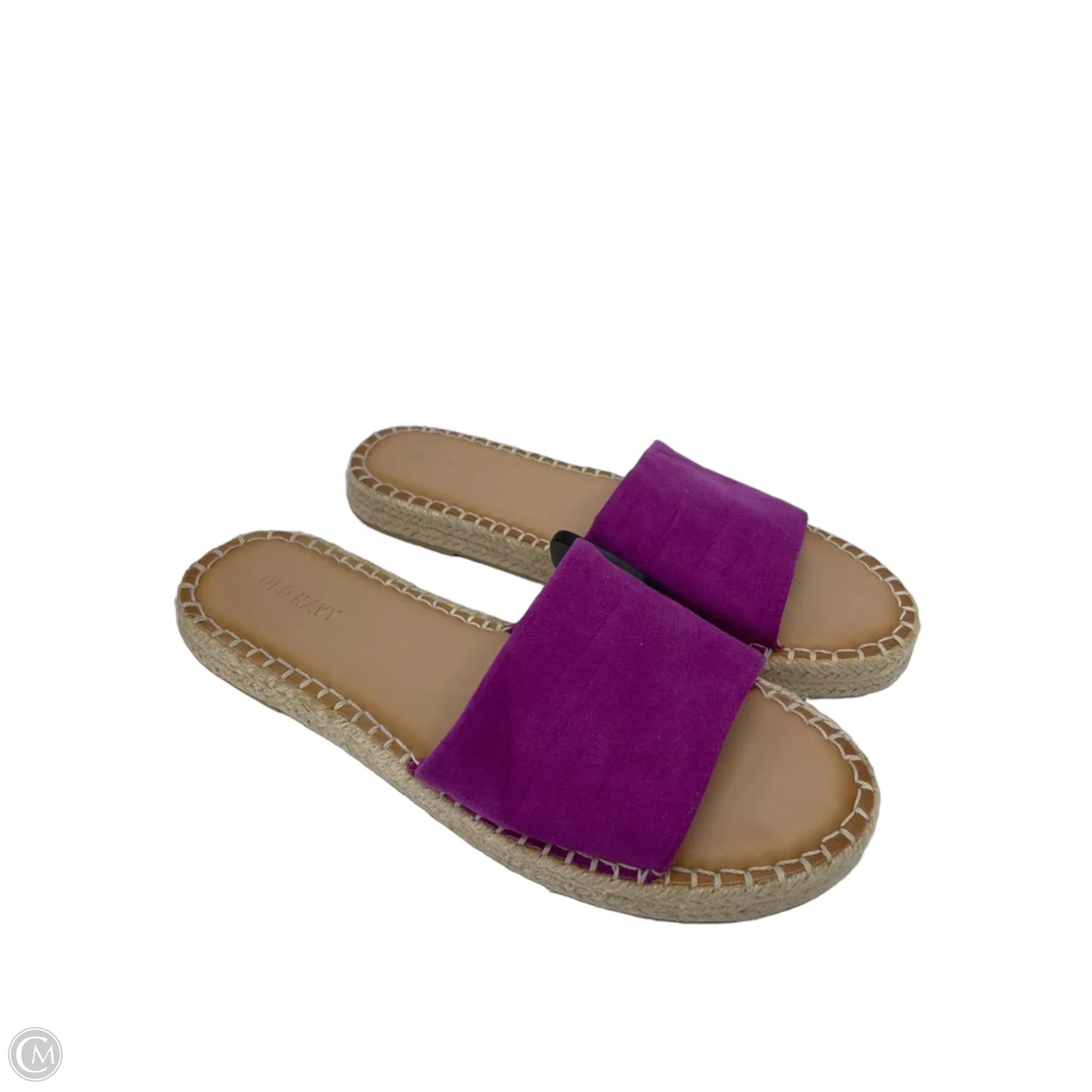 Sandals Flats By Old Navy In Purple & Tan, Size: 9