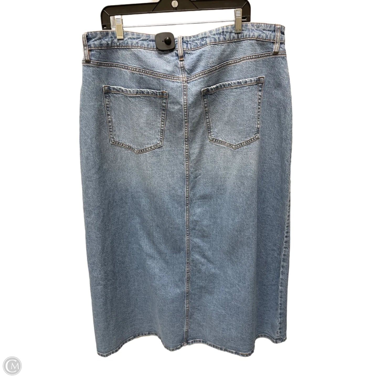 Skirt Maxi By Ava & Viv In Blue Denim, Size: 18