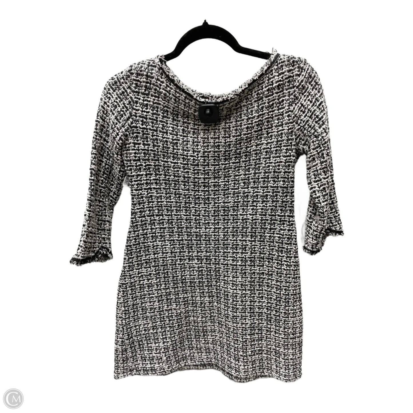 Dress Casual Short By Max Studio In Black & White, Size: Xs