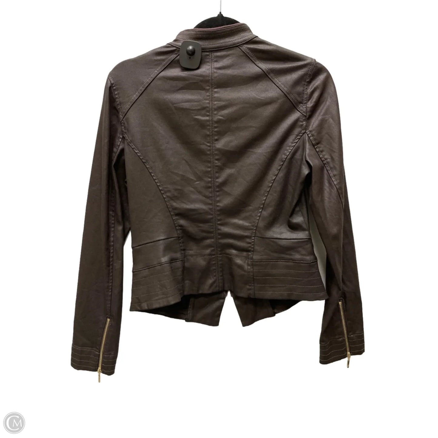 Jacket Moto By White House Black Market In Brown, Size: S