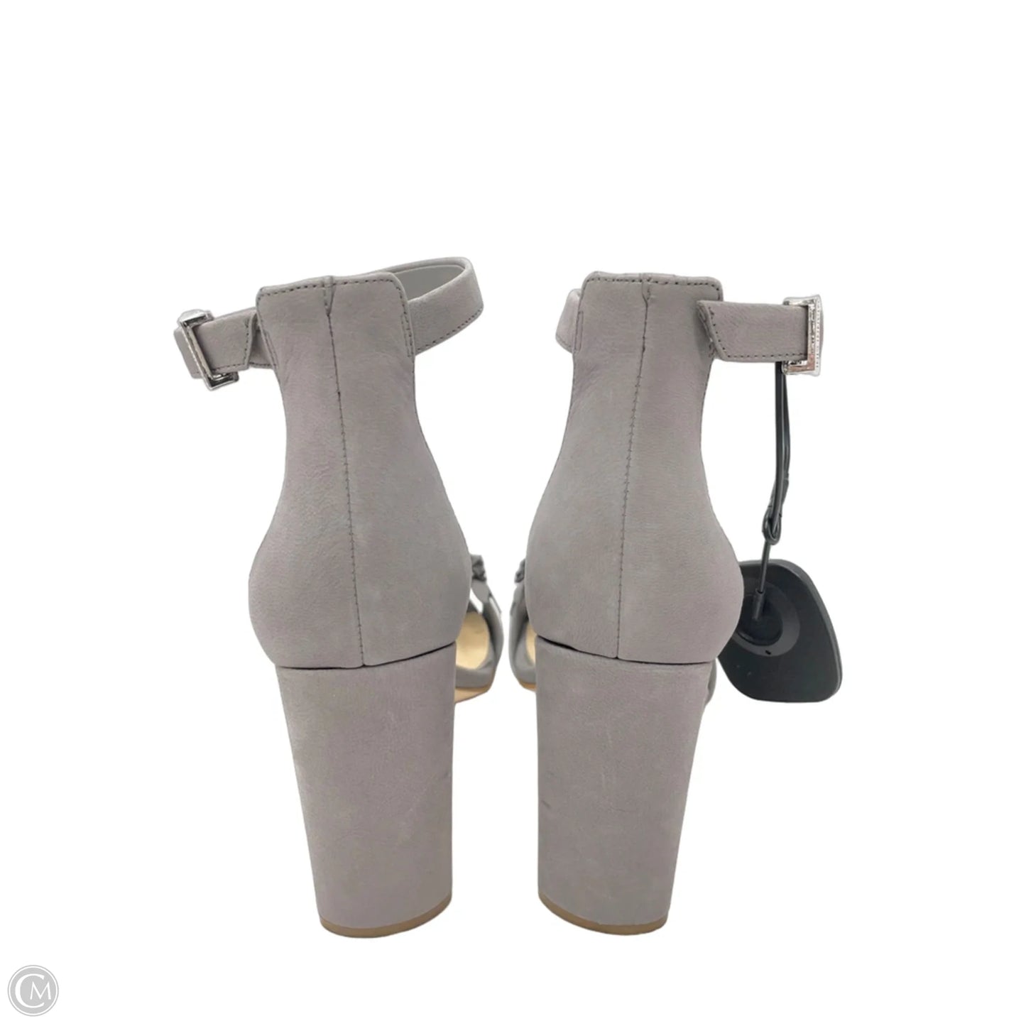 Sandals Heels Block By Gianni Bini In Grey, Size: 7.5