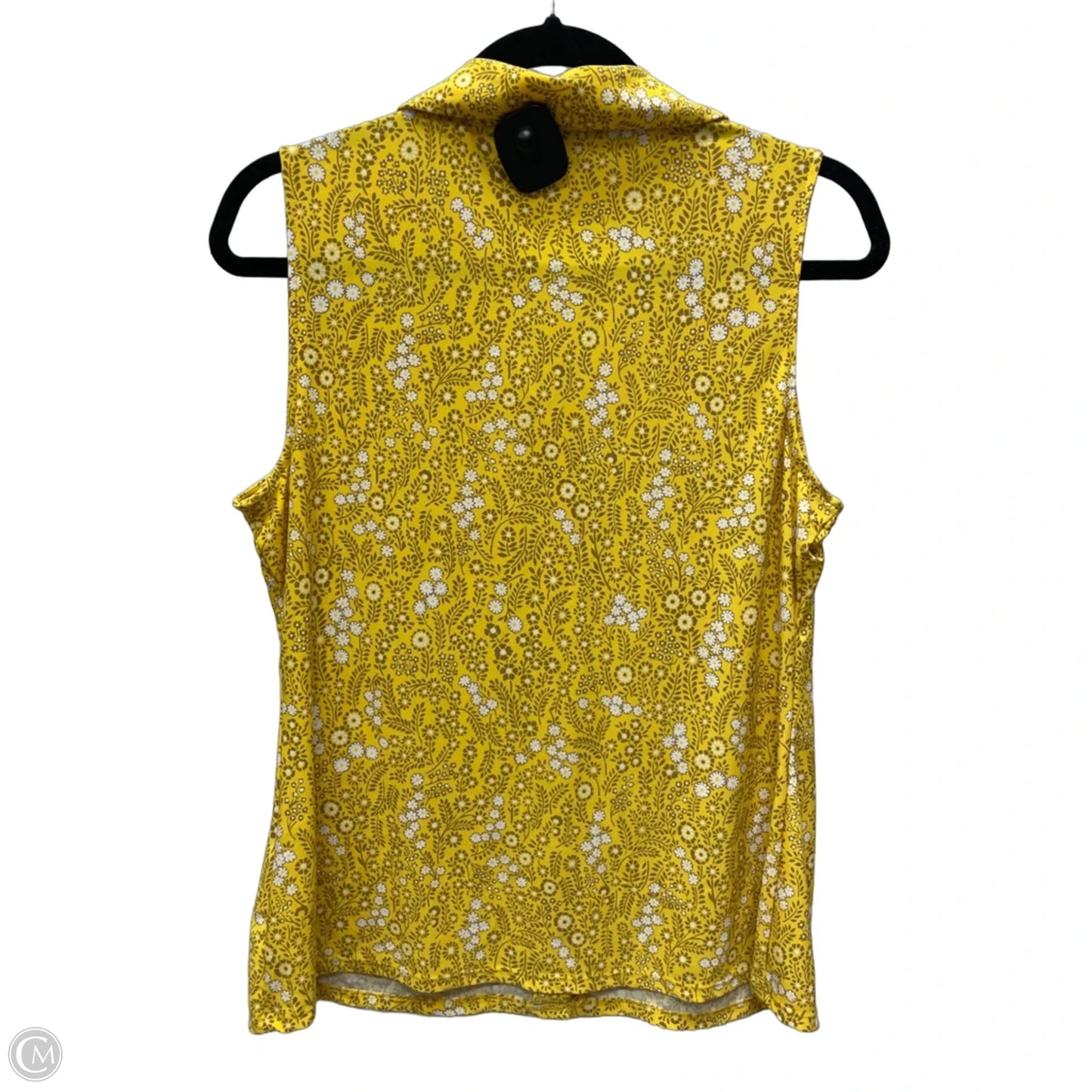 Top Sleeveless By Tommy Hilfiger In Floral Print, Size: M