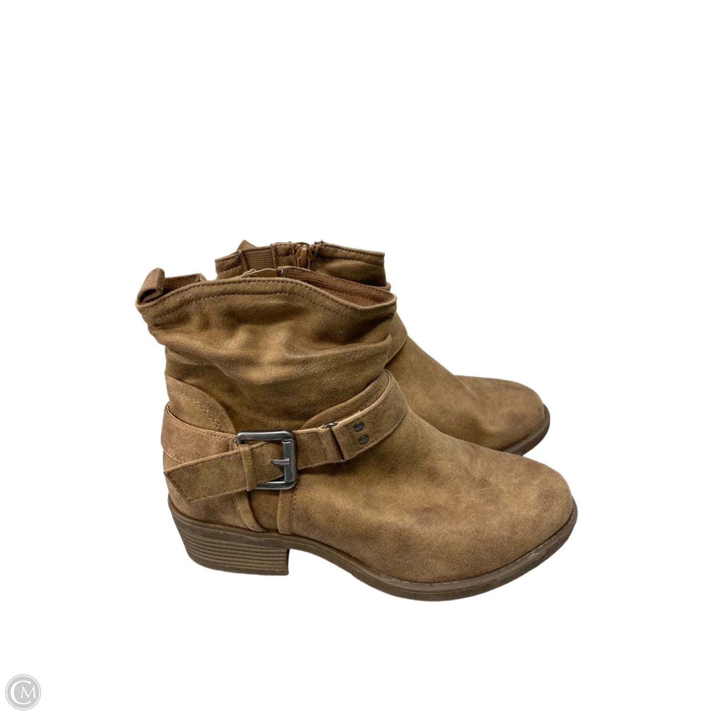 Boots Ankle Heels By Torrid In Grey, Size: 8.5