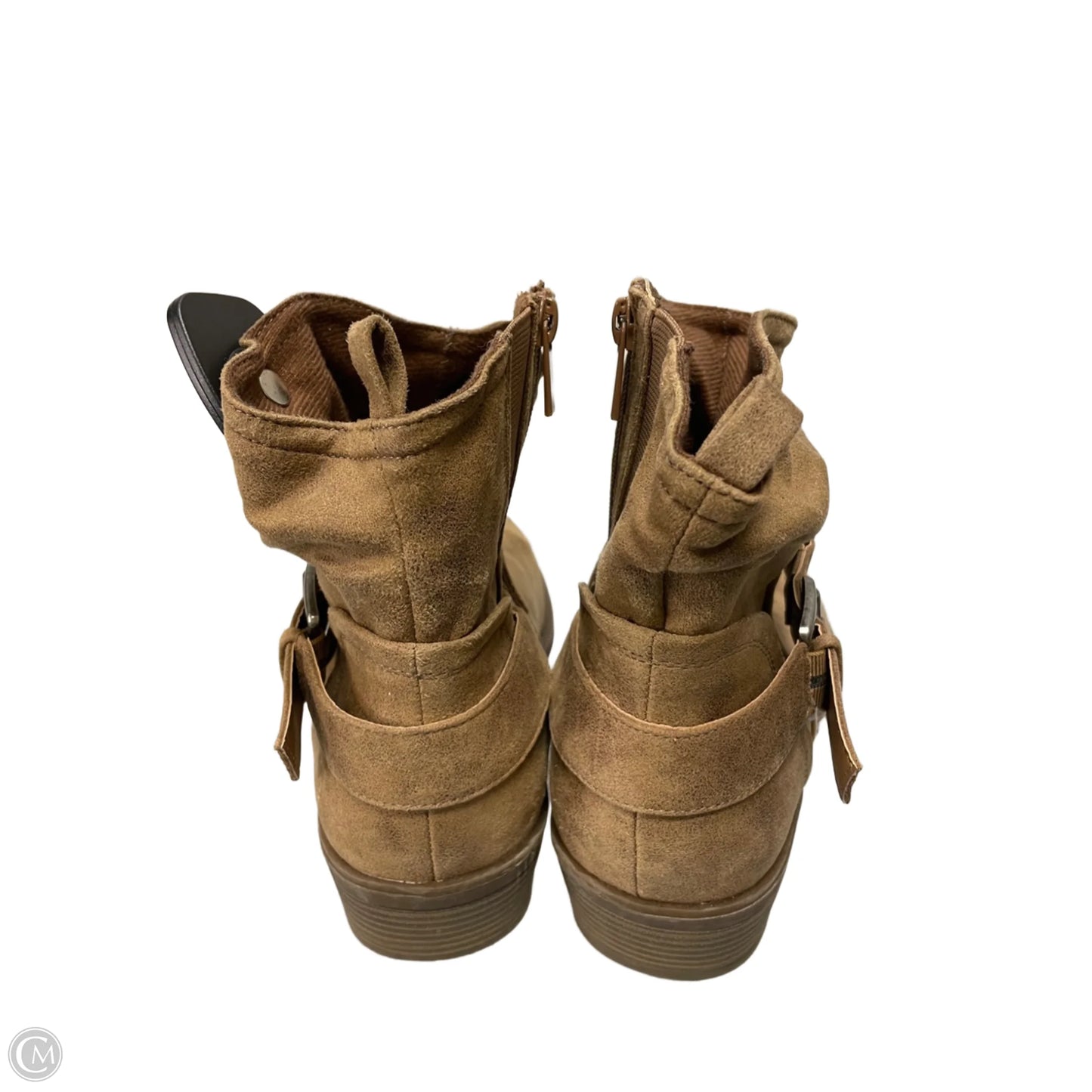 Boots Ankle Heels By Torrid In Grey, Size: 8.5