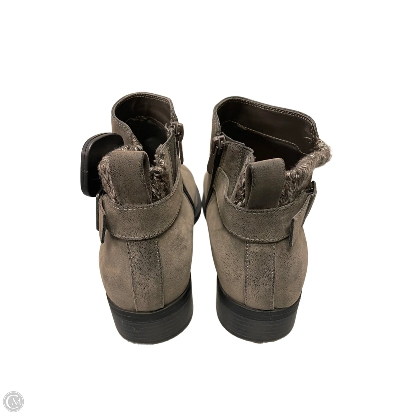 Boots Ankle Heels By Torrid In Tan, Size: 8.5