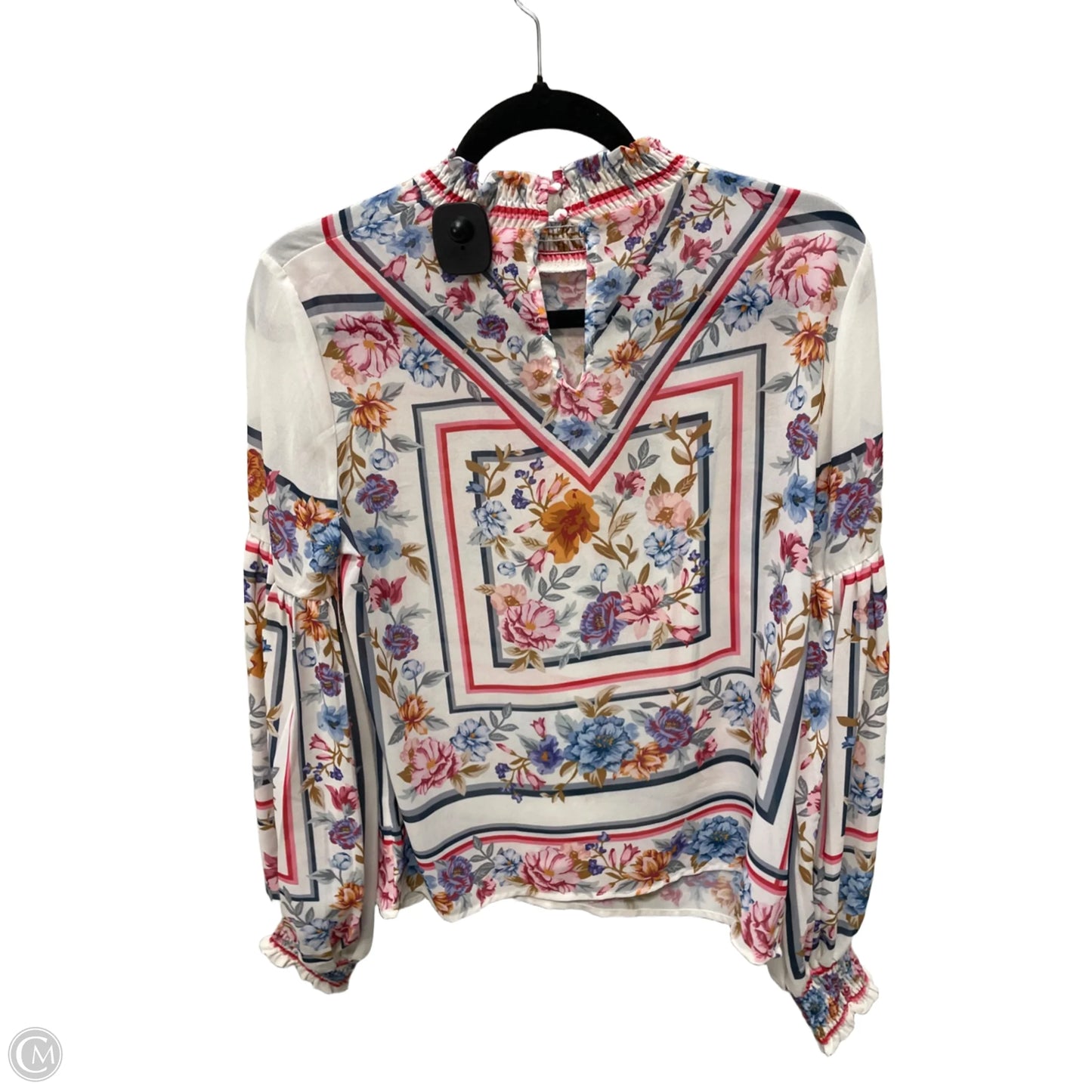 Blouse Long Sleeve By Jealous Tomato In Floral Print, Size: S
