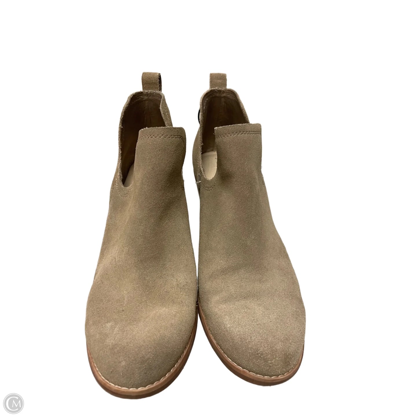 Boots Ankle Heels By Toms In Tan, Size: 8