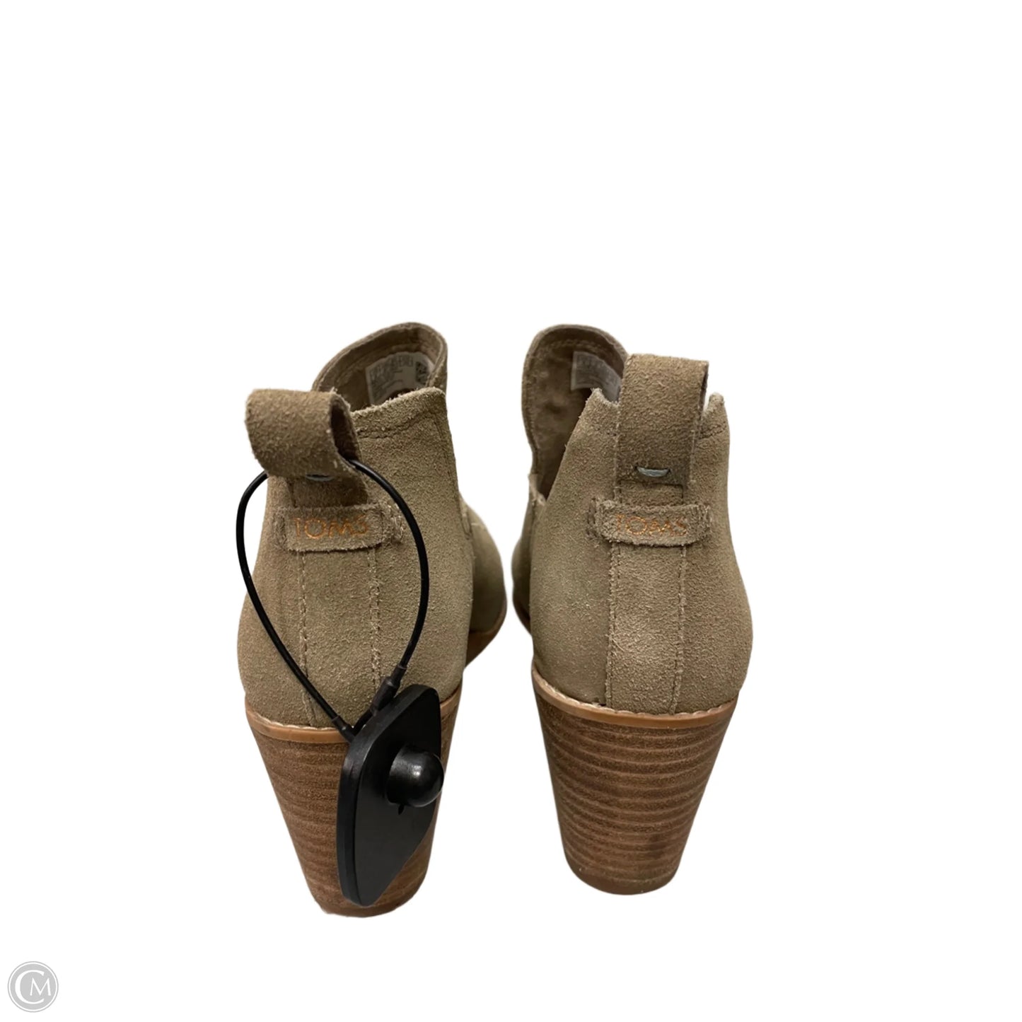 Boots Ankle Heels By Toms In Tan, Size: 8