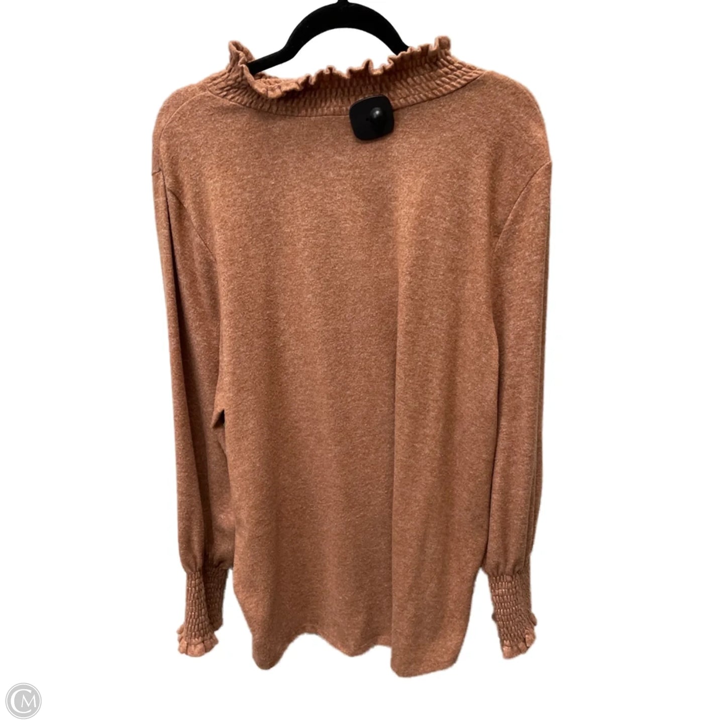 Sweater By Terra & Sky In Tan, Size: 1x