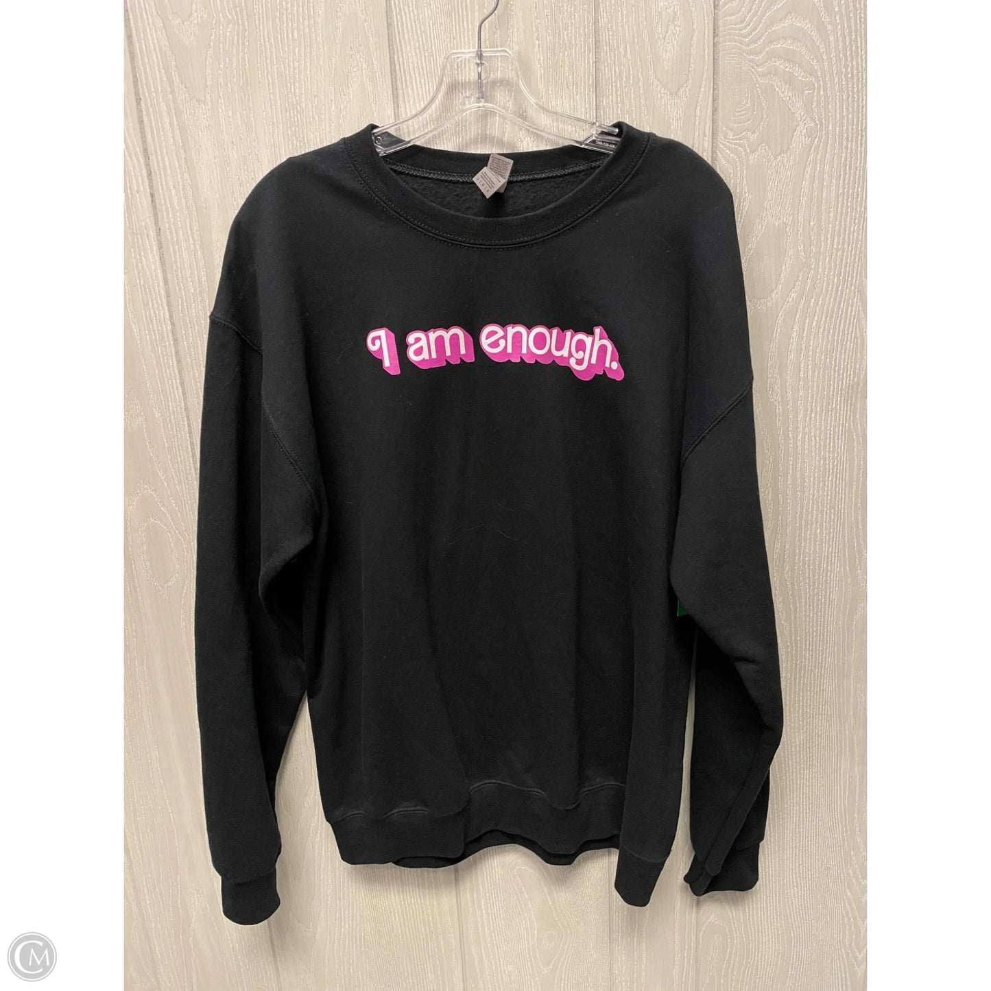 Sweatshirt Crewneck By Gildan In Black, Size: L