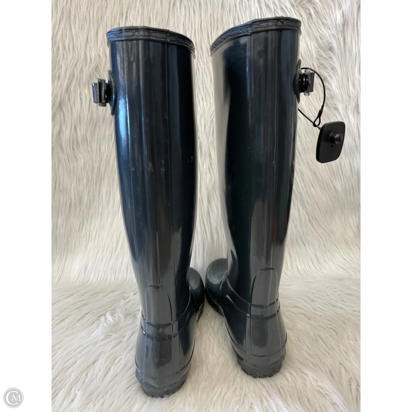 Boots Rain By Hunter In Grey, Size: 9