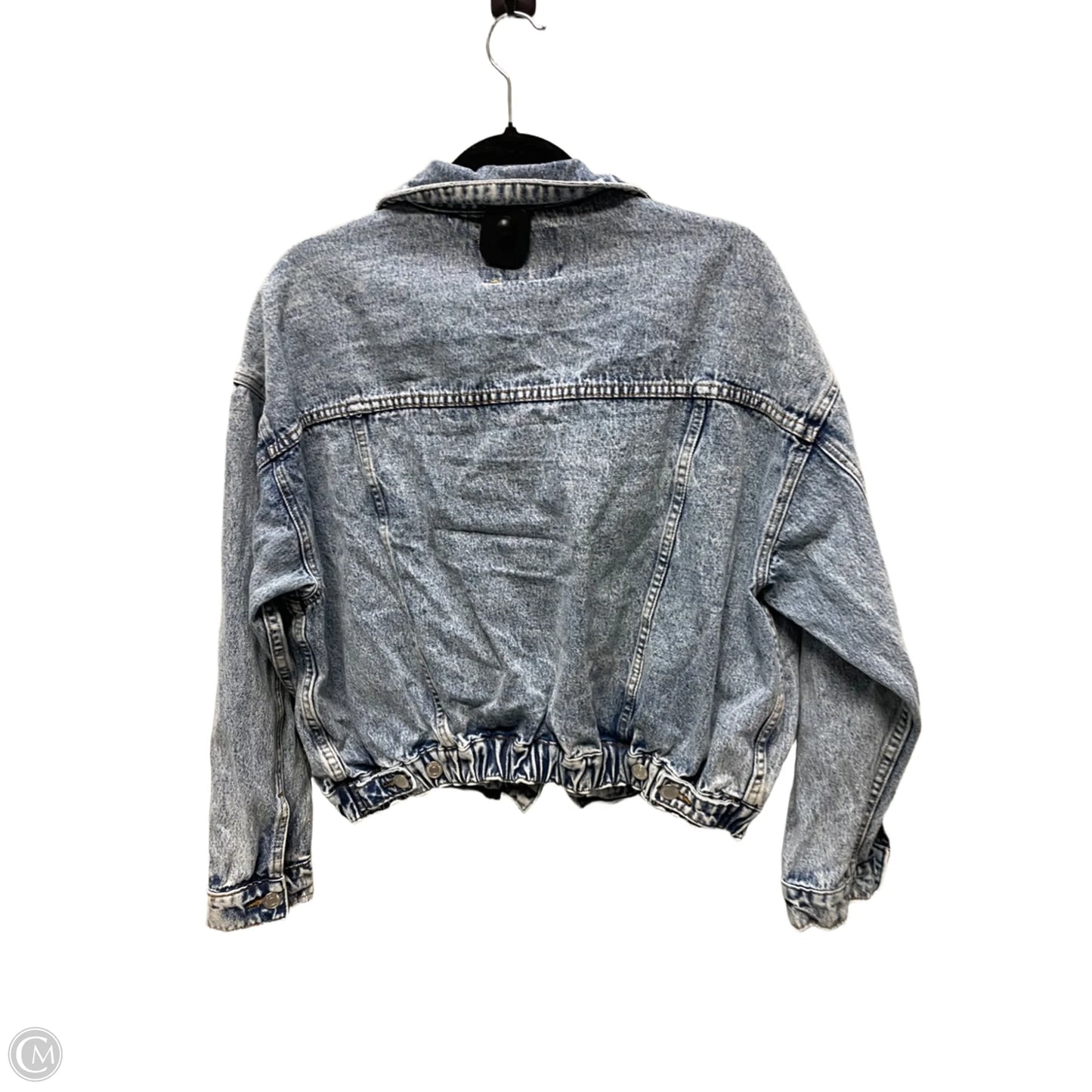 Jacket Denim By Signature 8 - In Blue Denim, Size: L