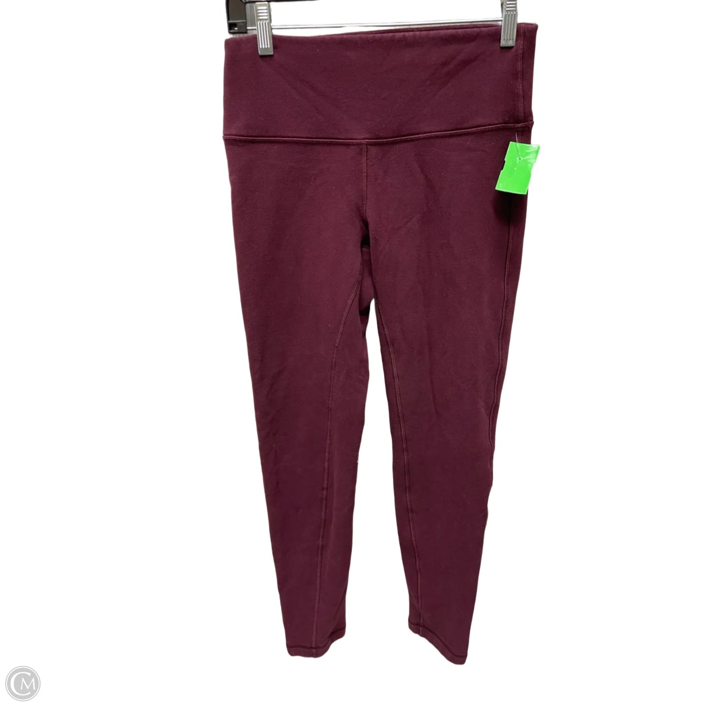 Athletic Leggings By Lululemon In Maroon, Size: 4