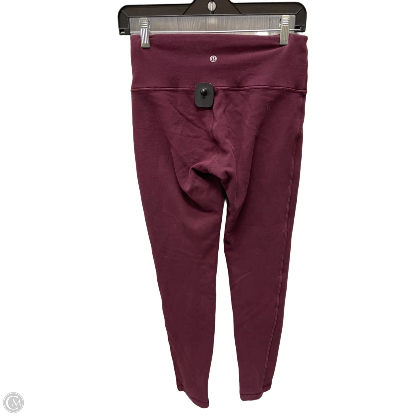 Athletic Leggings By Lululemon In Maroon, Size: 4