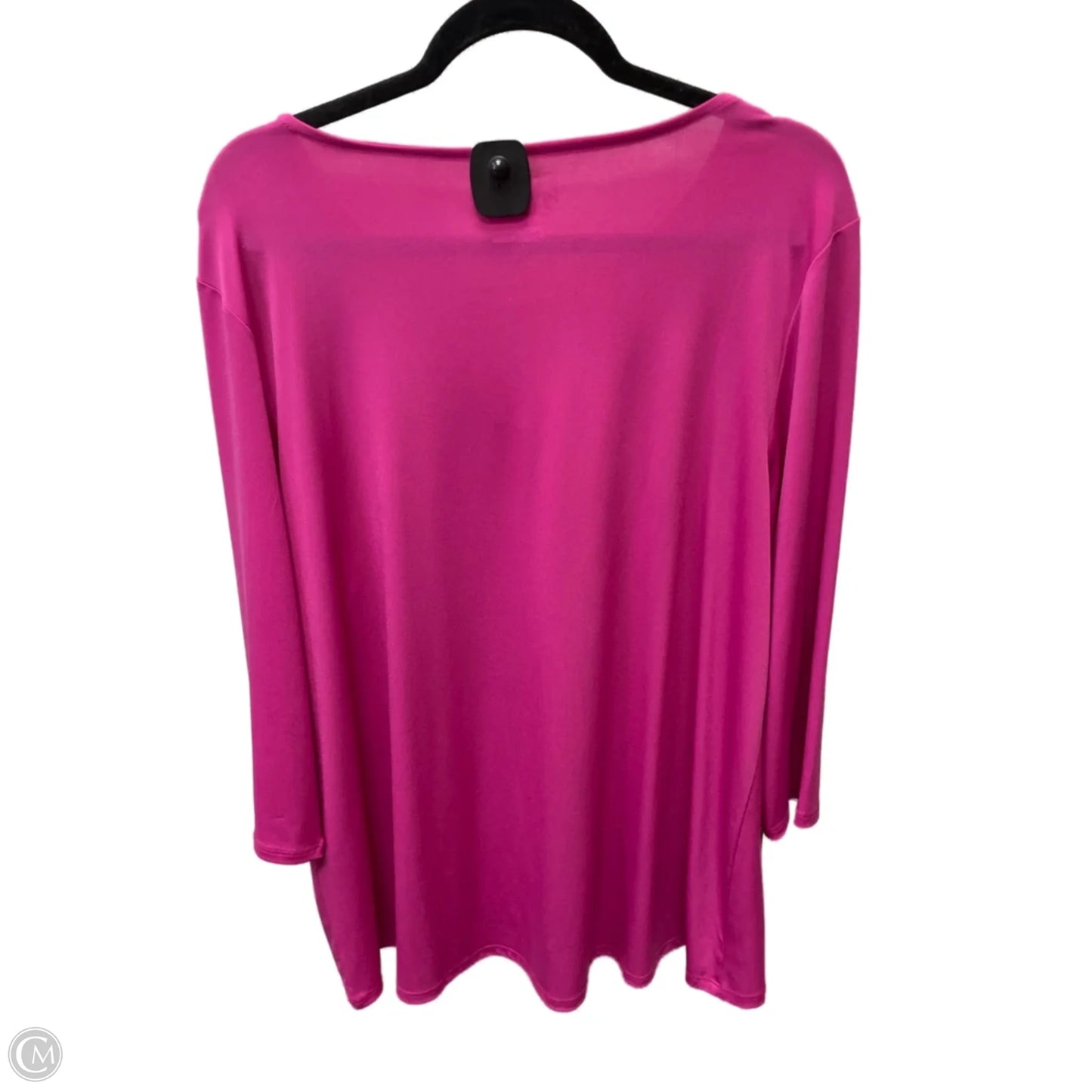 Top Long Sleeve By Chicos In Pink, Size: L