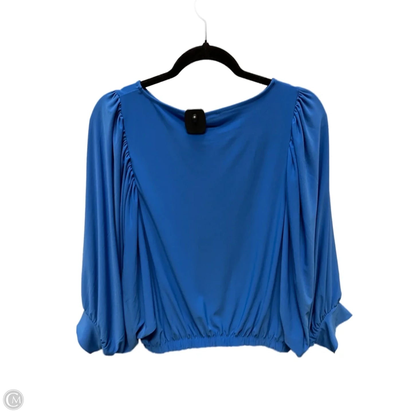 Top 3/4 Sleeve By Express In Blue, Size: S