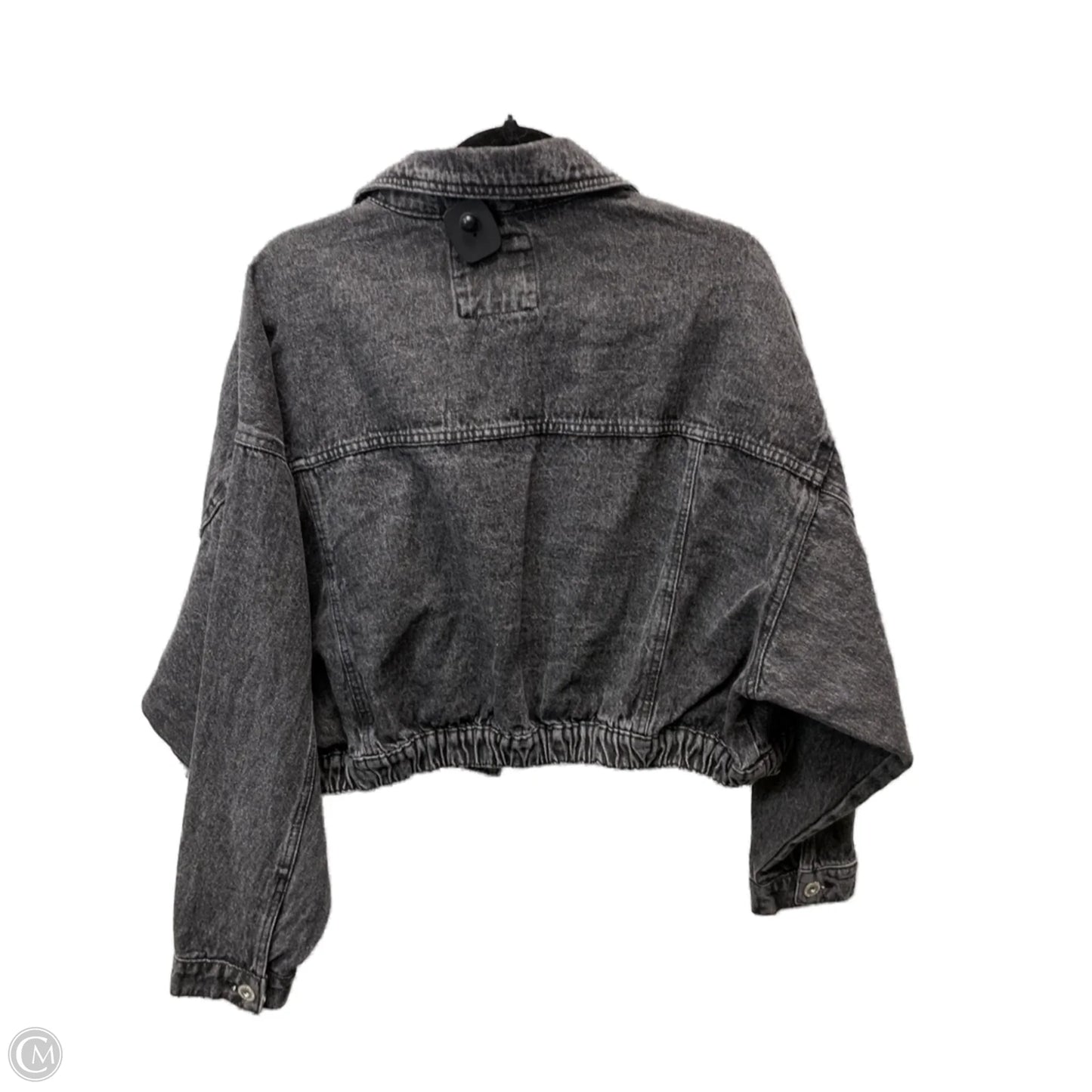 Jacket Denim By Highway In Grey Denim, Size: 1x